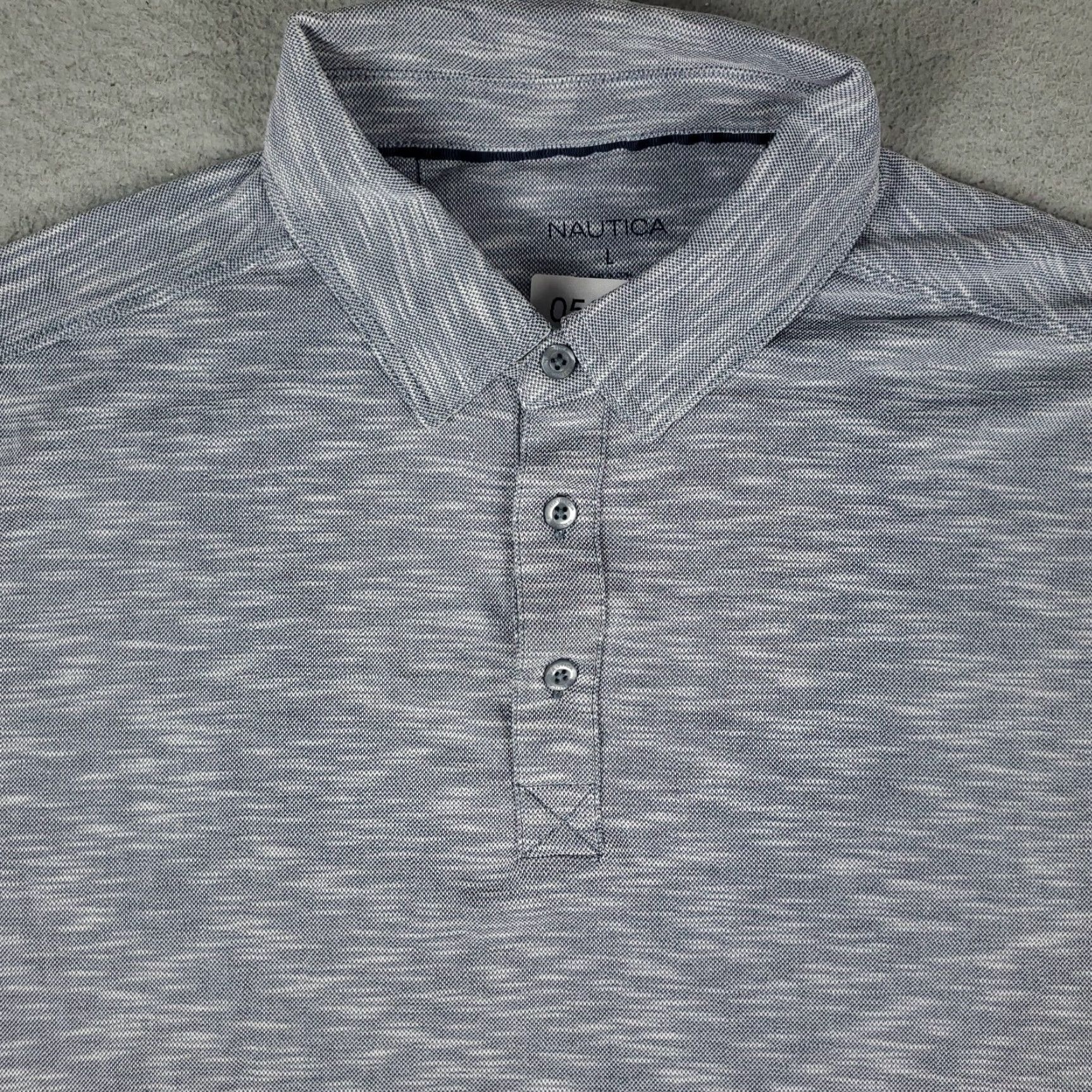 Nautica Nautica Polo Shirt Mens L Blue Solid Short Sleeve Casual Casualwear Polo Mens Large Blue Nautica Shirt Size US L / EU 52-54 / 3 - 2 Thumbnail