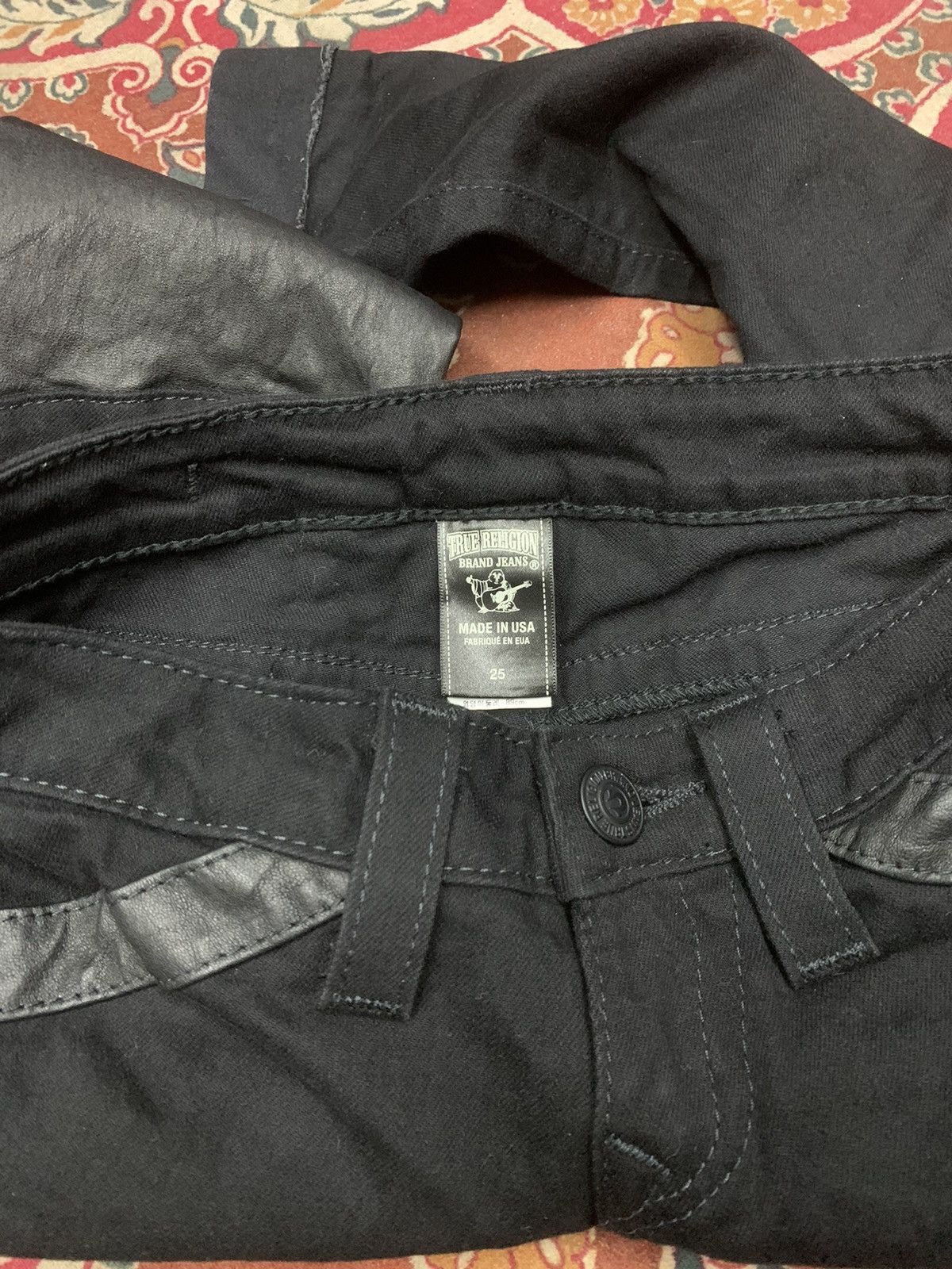 Hysteric Glamour × If Six Was Nine × Japanese Brand True religion black leather Size 25" / US 0 / IT 36 - 6 Thumbnail