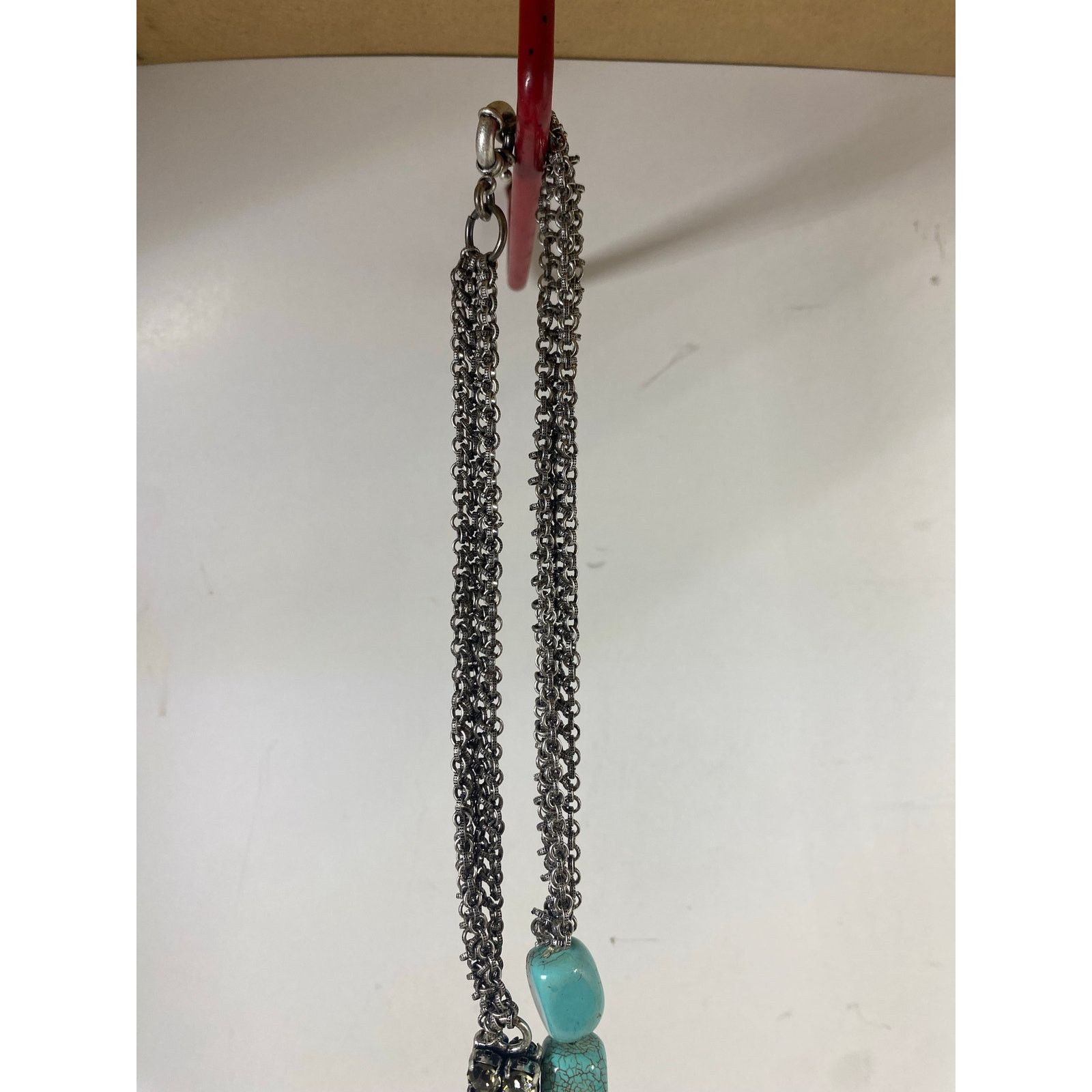 Other Genuine Turquoise 23" Necklace Large Chunky Natural Gemstone Size ONE SIZE - 2 Thumbnail