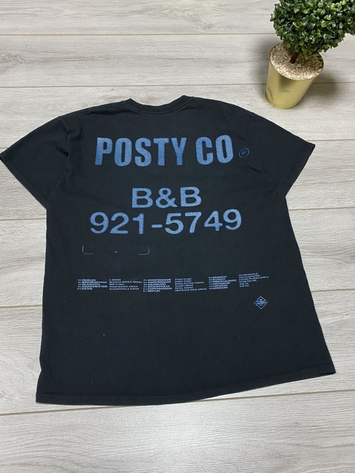 Band Tees Post Malone tour tee posty co b&b tshirt Size US L / EU 52-54 / 3 - 2 Thumbnail
