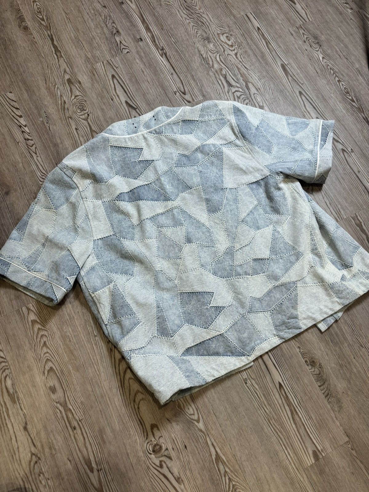 Amiri Amiri Patchwork Baseball Jersey Size US XL / EU 56 / 4 - 7 Thumbnail