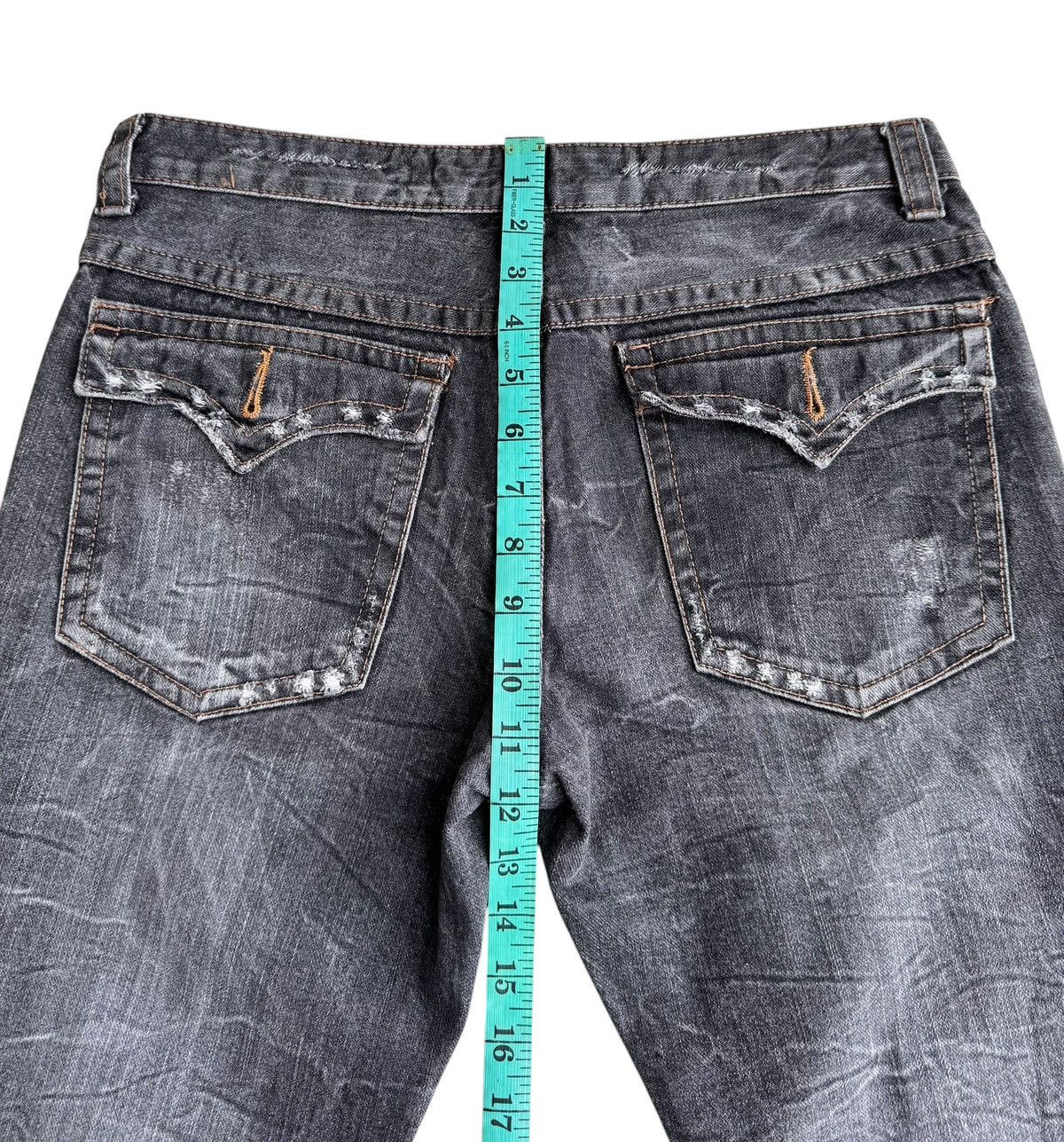 HyperDenim 🔥Achival Japanese Brand AGAT Distressed Flare Jeans Size US 32 / EU 48 - 15 Thumbnail