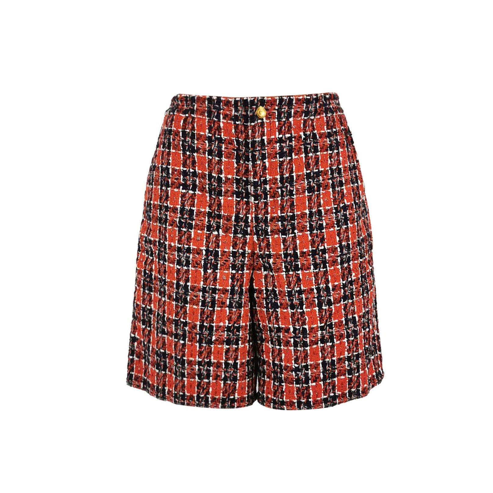 Gucci Gucci Multi Tweed Shorts Size 38 Size 26" / US 2 / IT 38 - 1 Thumbnail