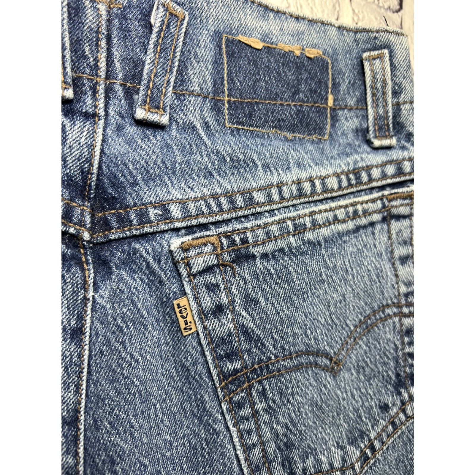 Levi's VINTAGE Levi's 573 Jeans Women High Waist Pleated Front 9 Blue Denim Tapered Jeans Womens Size 30" / US 8 / IT 44 - 5 Thumbnail