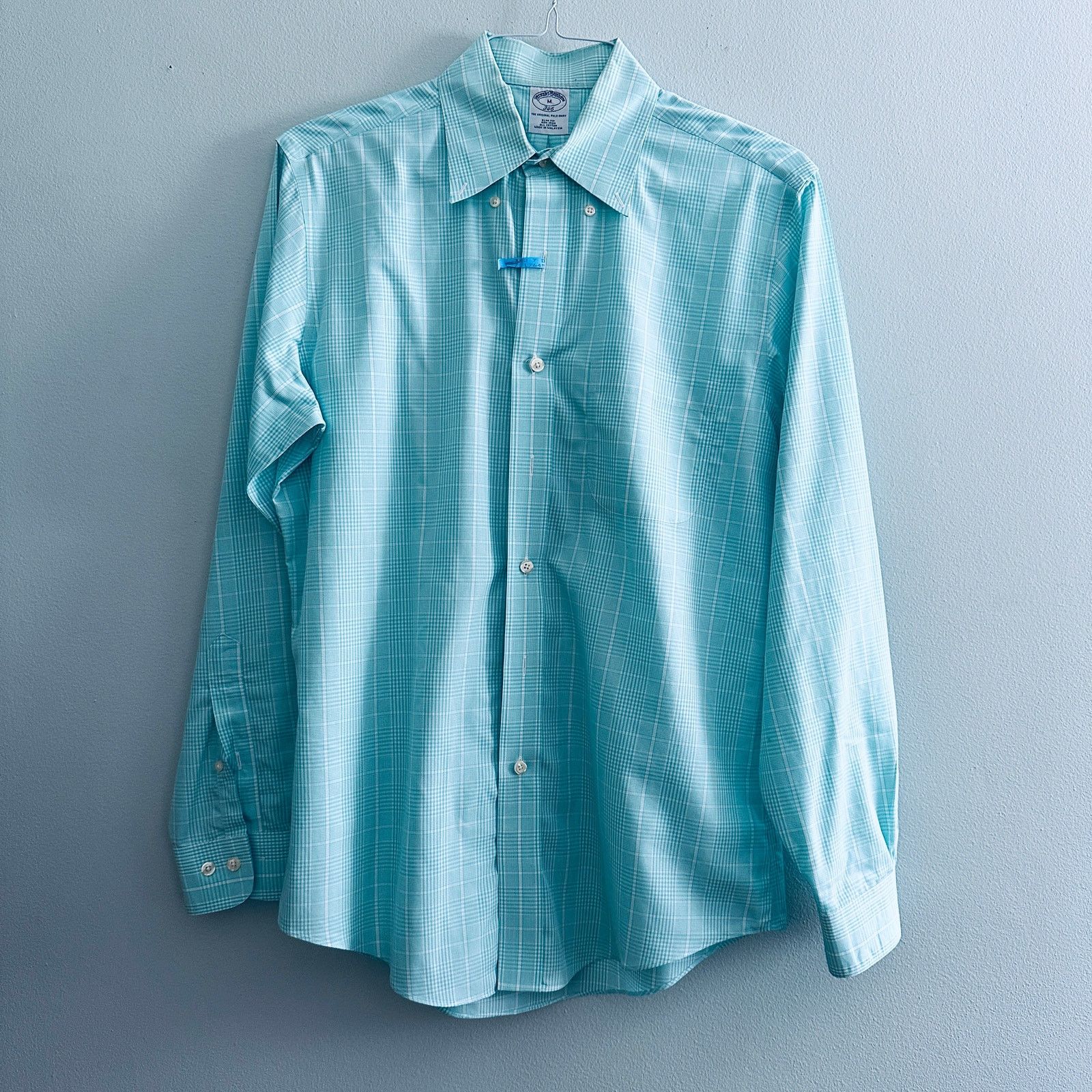 Brooks Brothers Brooks Brothers green plaid slim fit button down Size US M / EU 48-50 / 2 - 2 Thumbnail