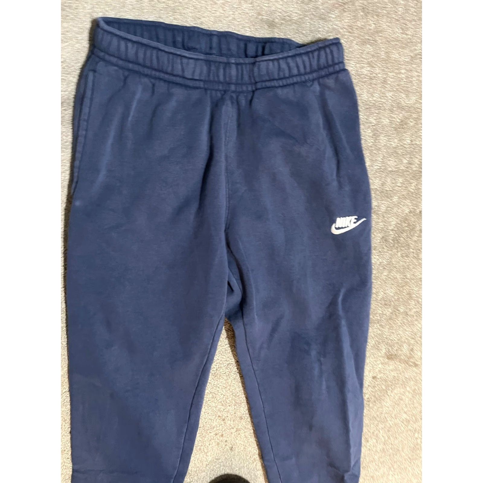 Nike Nike Fleece Joggers Solid Blue Mens Size XS Swoosh 826431 Size US XS / EU 42 / 0 - 2 Thumbnail