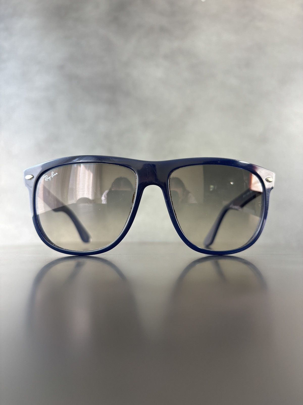 RayBan Ray-Ban Sunglasses RB4147 Made in Italy Blue Sport Boyfriend Size ONE SIZE - 6 Thumbnail