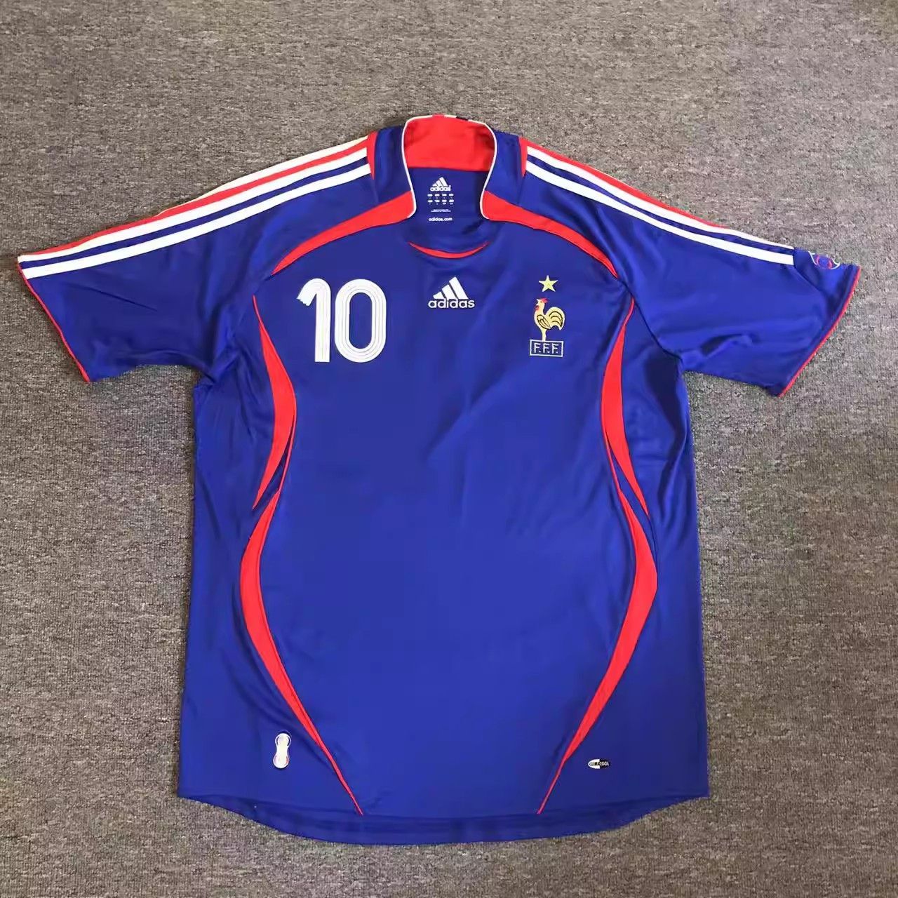 Other 2006 France #10 Zidane Jersey Size US XL / EU 56 / 4 - 2 Thumbnail