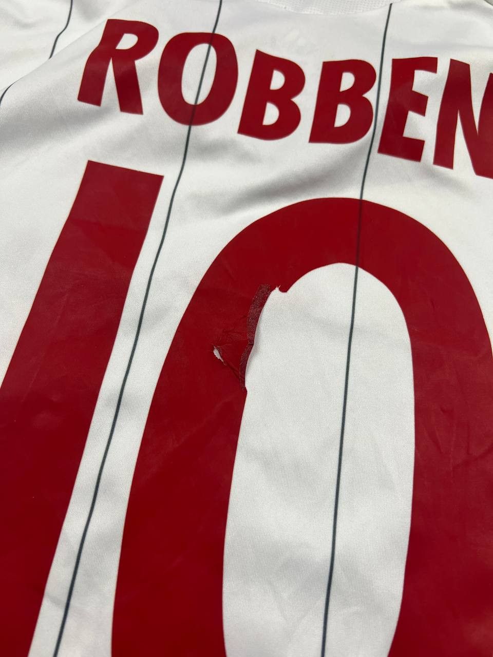 Adidas Bayern Munchen 2009/10 Robben Home Jersey Size US L / EU 52-54 / 3 - 12 Thumbnail