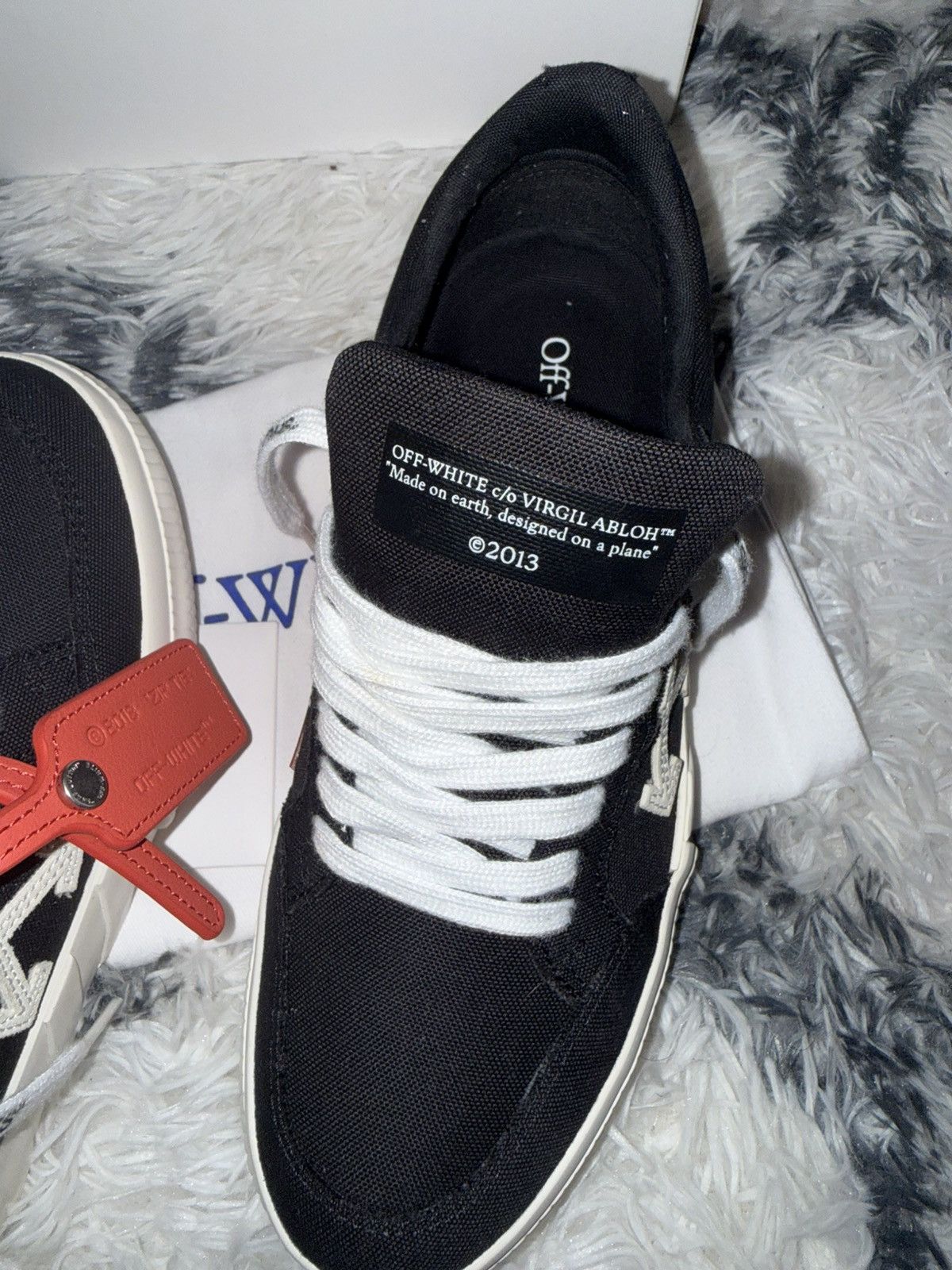 Off-White Off-White Low Vulcanized Canvas Sneaker (Men) Size US 9 / EU 42 - 6 Thumbnail
