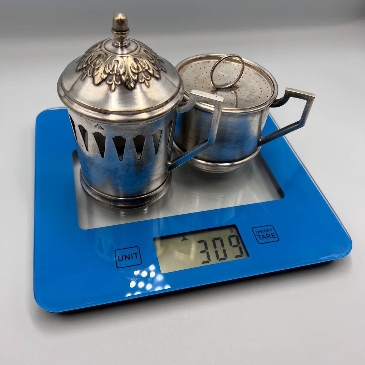 Vintage Gebr Berlin Vintage Silver Plated Tea Cup Holder Strainer Size ONE SIZE - 6 Thumbnail