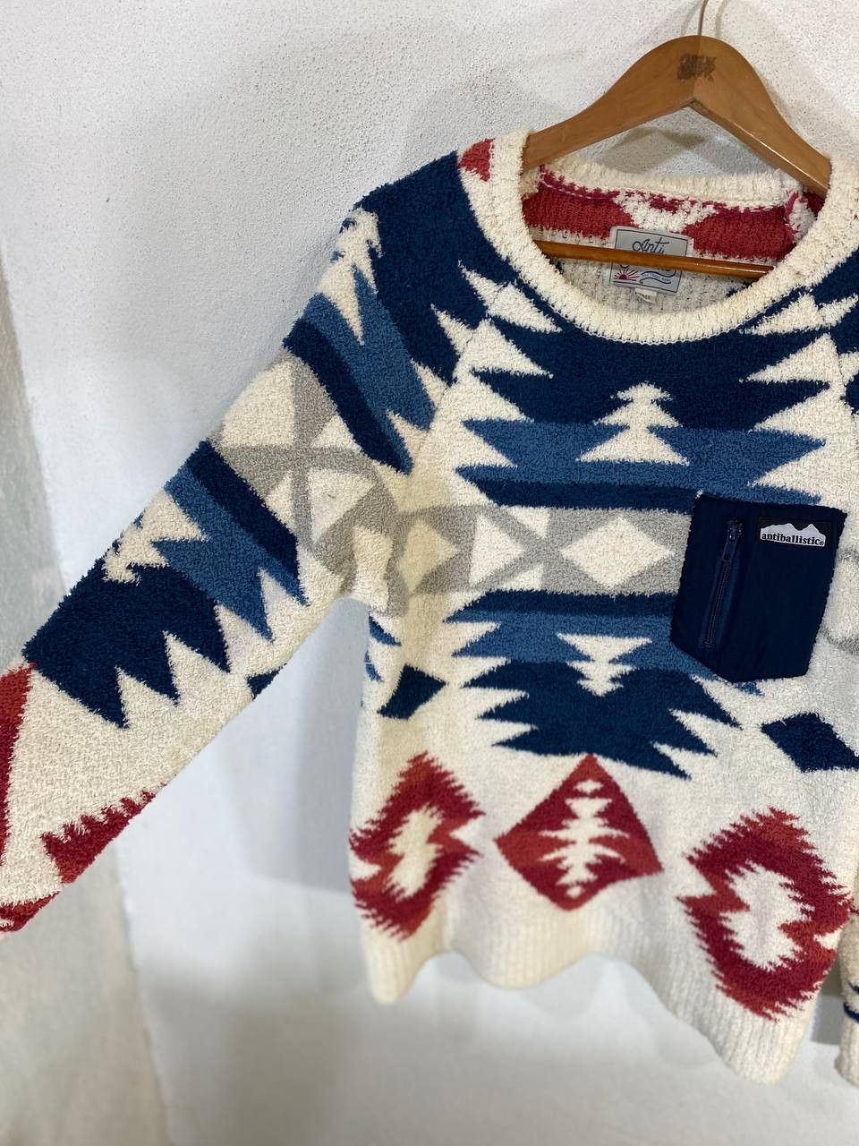 Japanese Brand anti balistic navajo design sweater very nice design Size US M / EU 48-50 / 2 - 5 Thumbnail