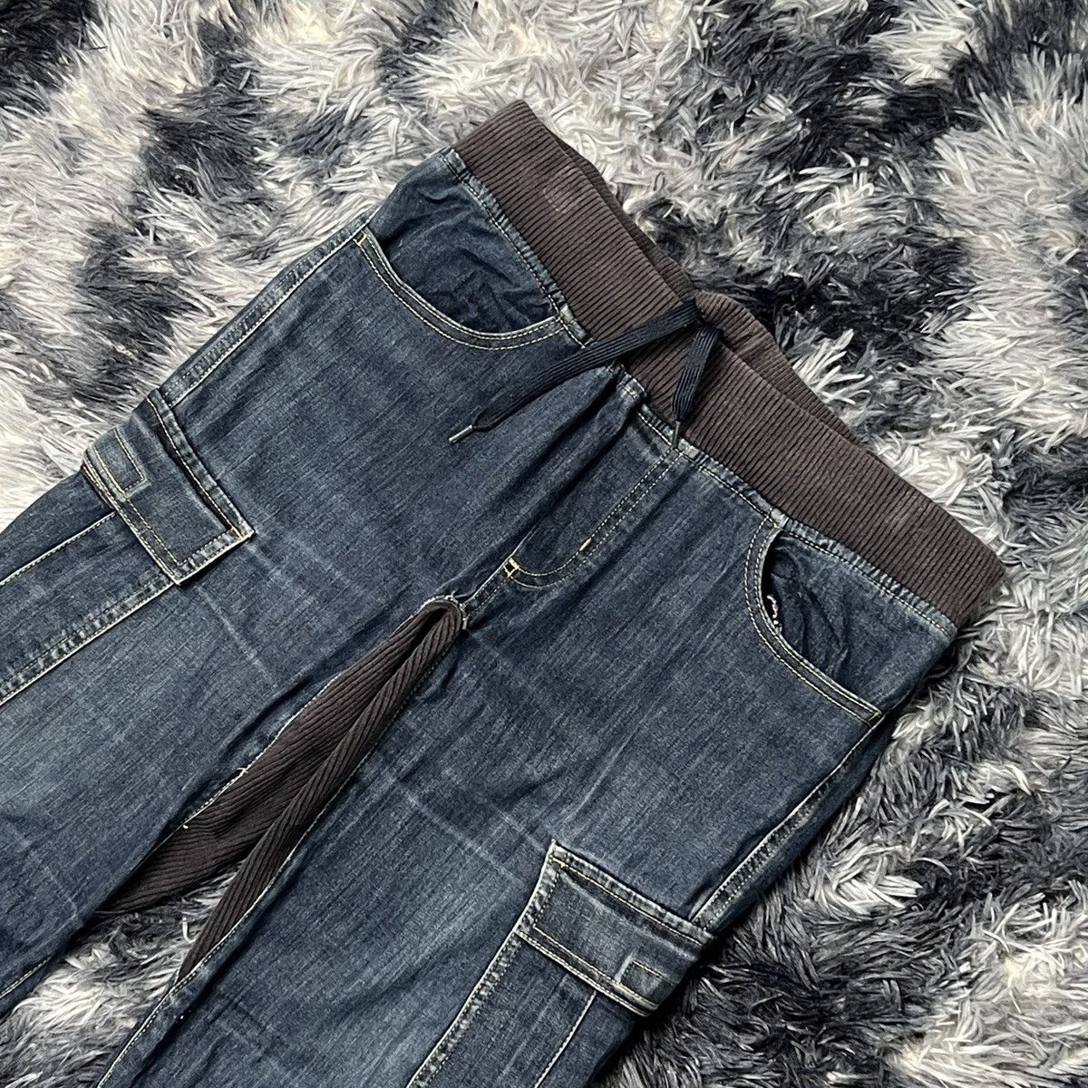 Japanese Brand FieldCore Denim Cargo Pant Size US 29 - 3 Thumbnail