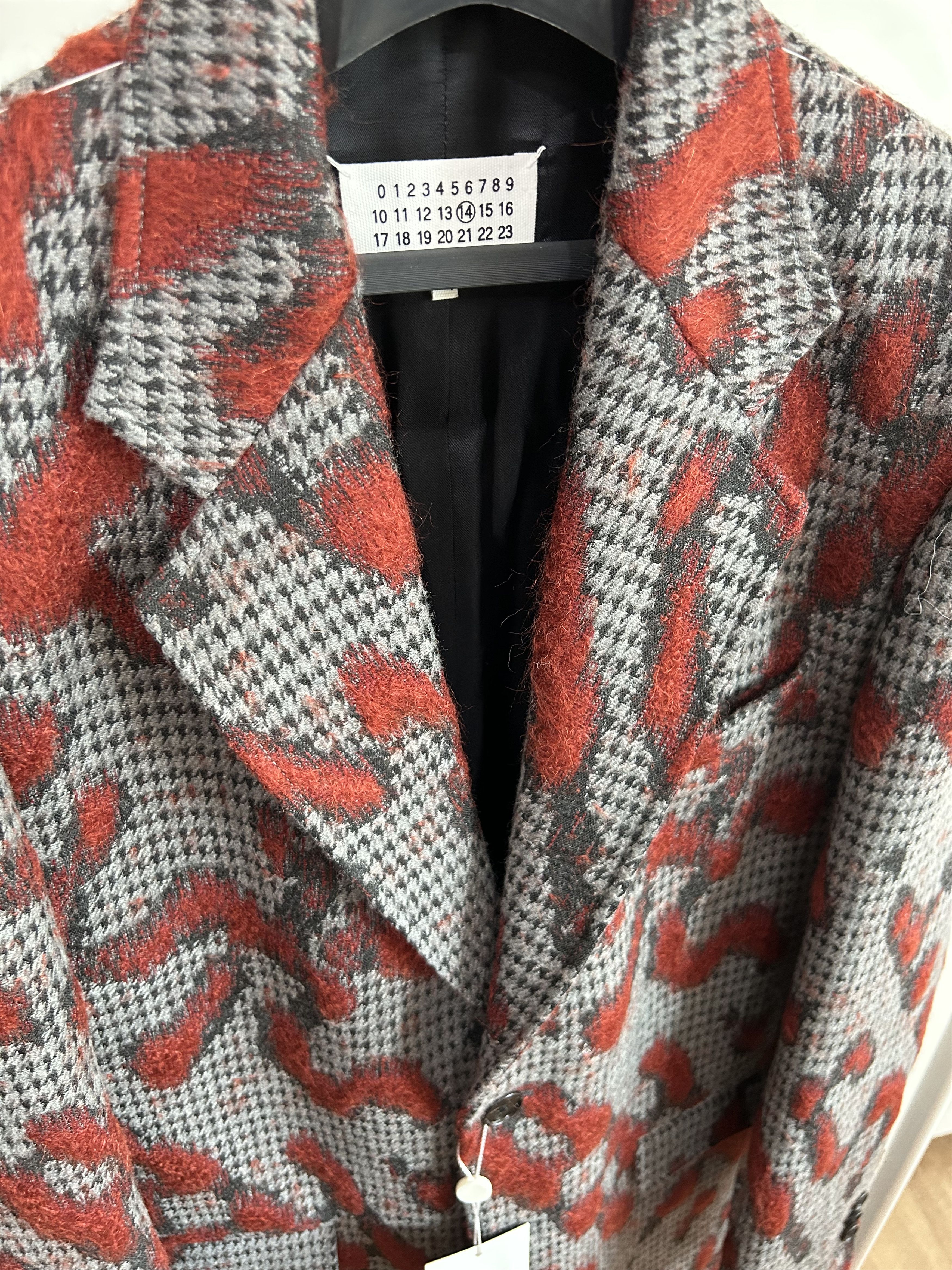 Maison Margiela MAISON MARGIELA Flame Punching Wool Coat Size US M / EU 48-50 / 2 - 2 Thumbnail