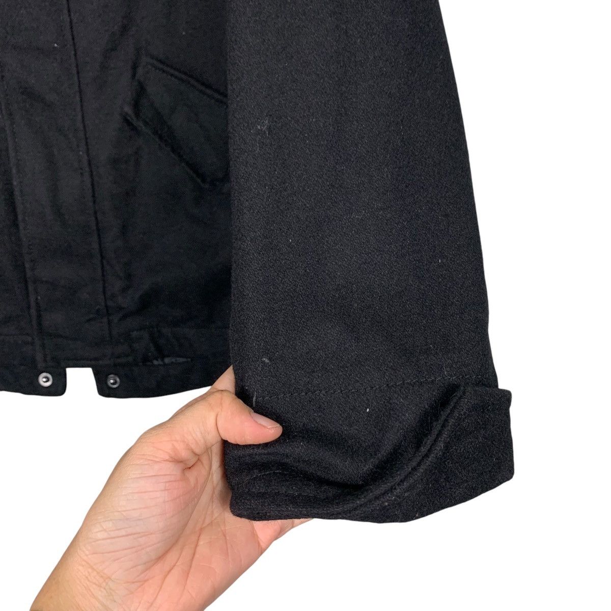 Japanese Brand NYLAUS Wool Work Casual Jacket #2259-C100 Size US L / EU 52-54 / 3 - 9 Thumbnail