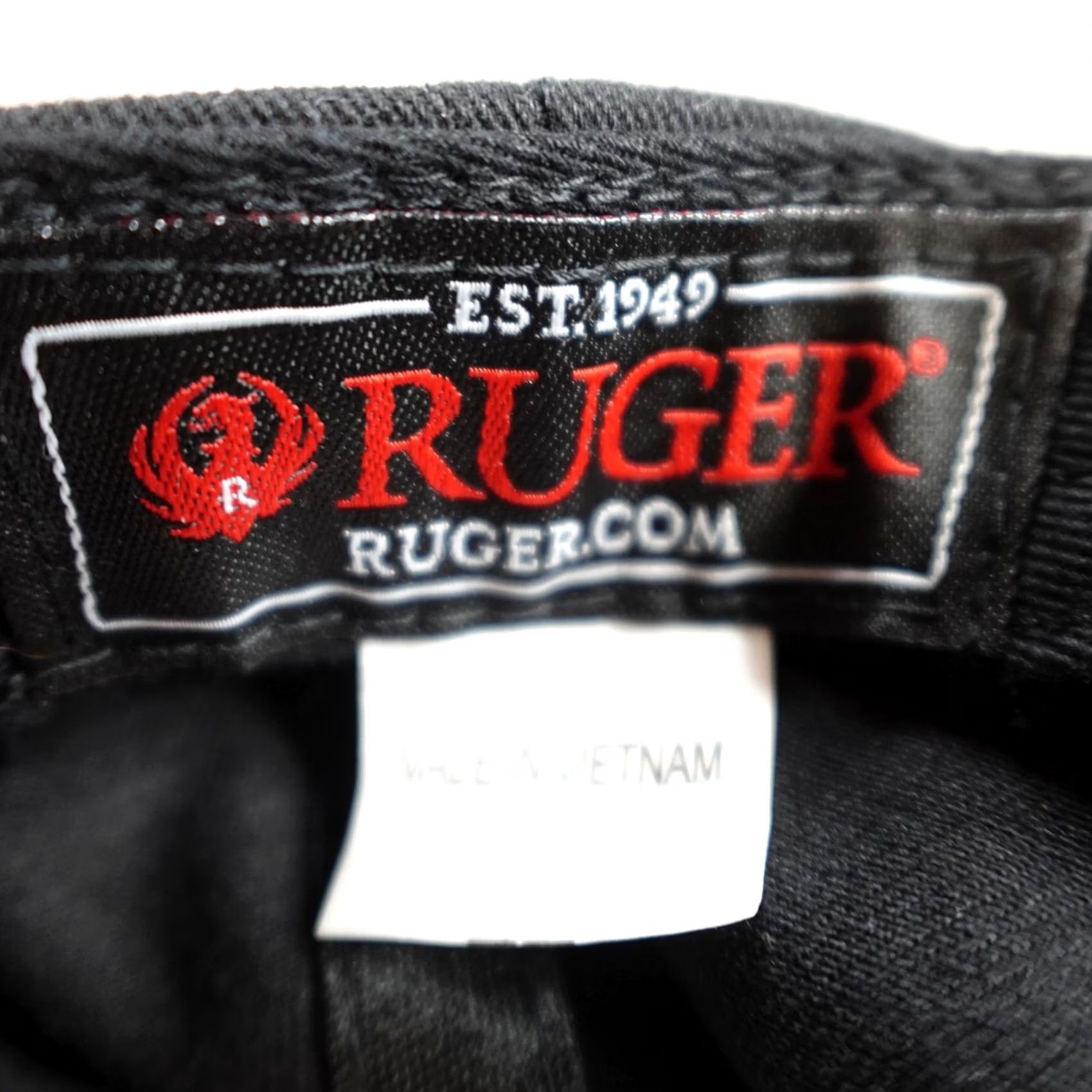 Vintage Ruger Hat Black Embroidered Official Strapback Baseball Cap Men One Size Cotton Black Embroidered Official Strapback Ruger Hat Mens Size ONE SIZE - 4 Thumbnail