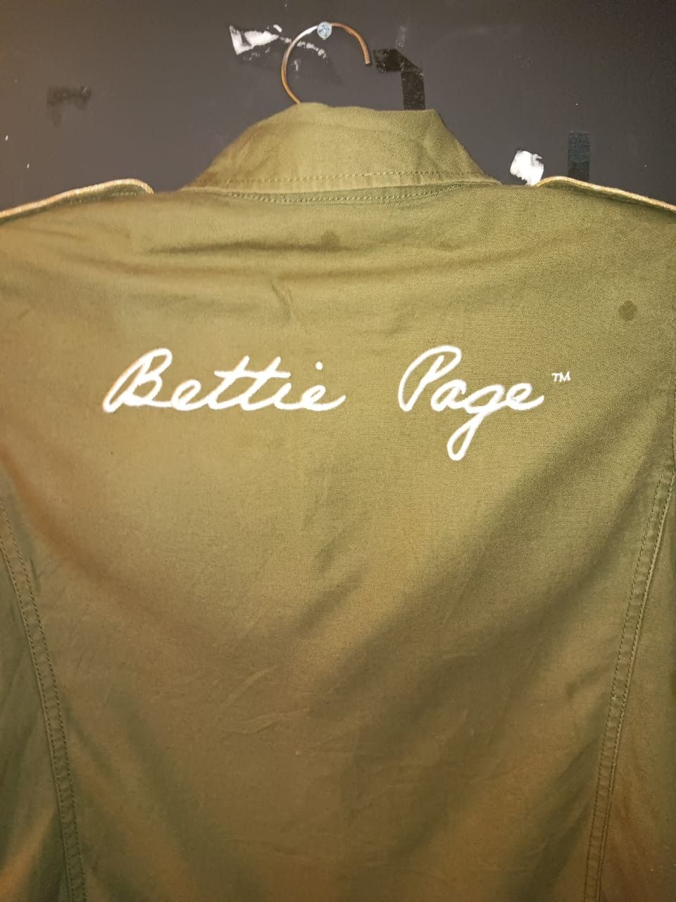 SLY SLY X BETTIE PAGE ARMY MILITARY STYLE JACKET Size US S / EU 44-46 / 1 - 3 Thumbnail