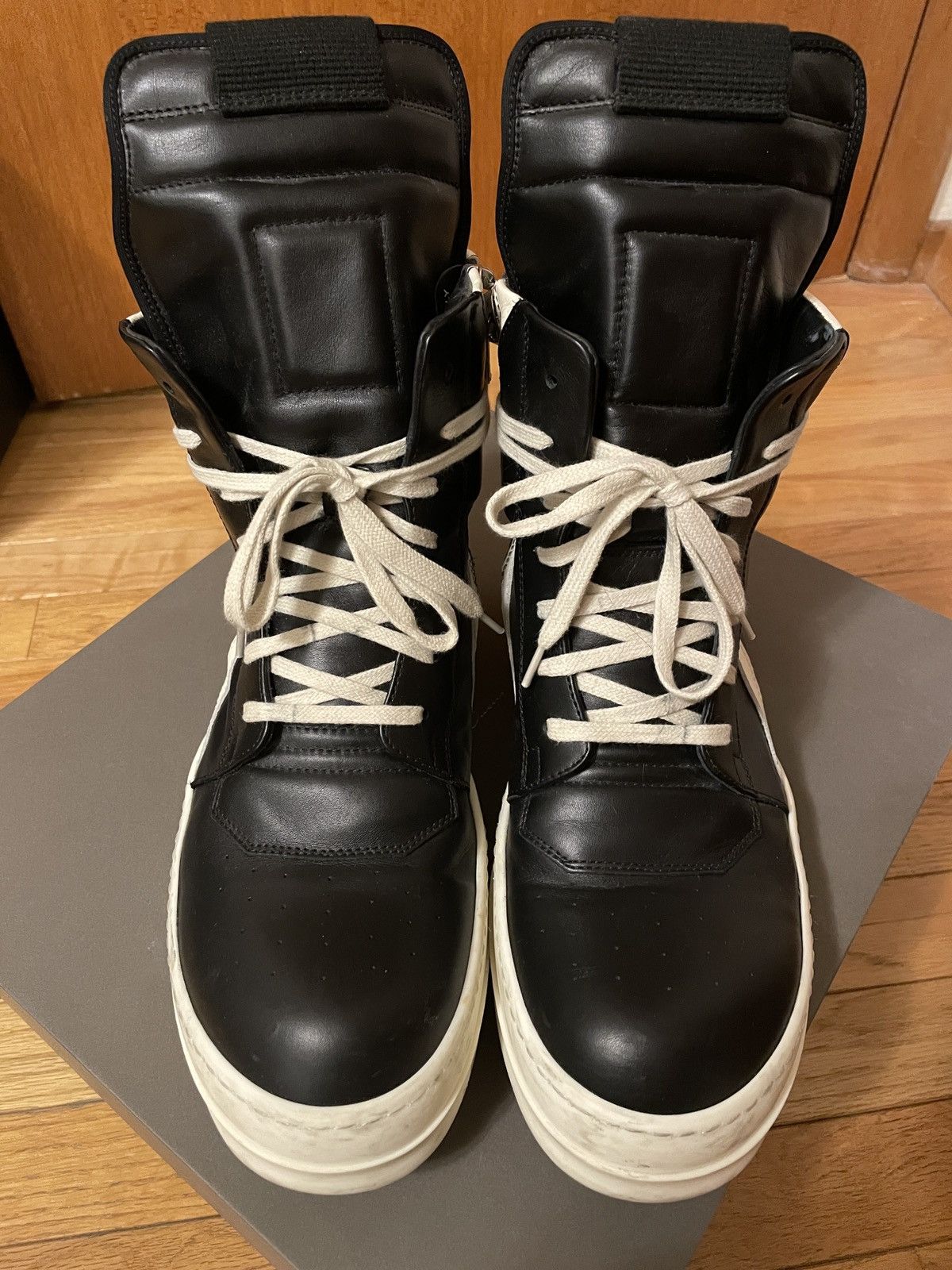 rick owens geobasket 43 black