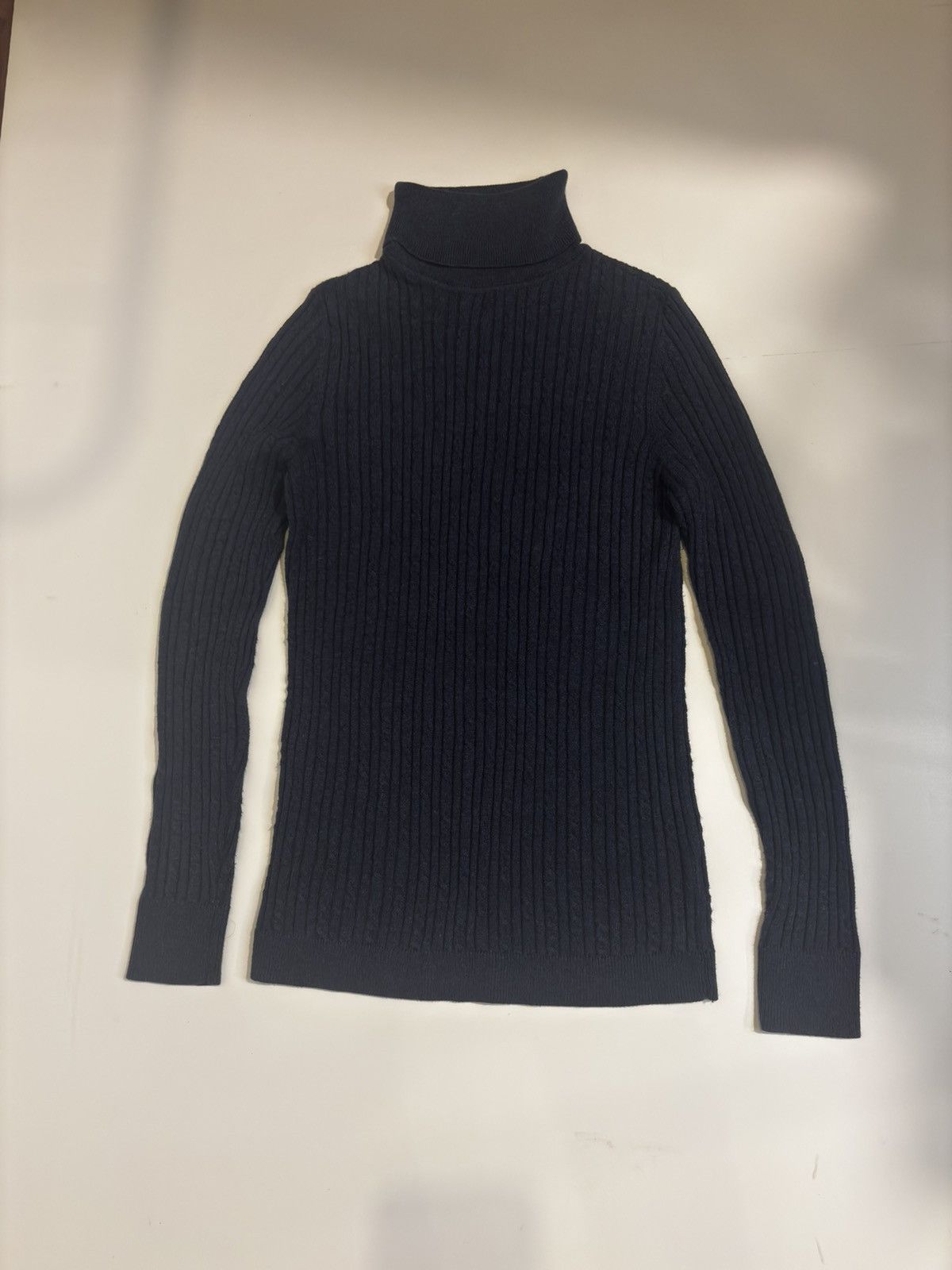 Talbots Women’s navy turtleneck Sweater.ws2104 Size XS / US 0-2 / IT 36-38 - 1 Thumbnail