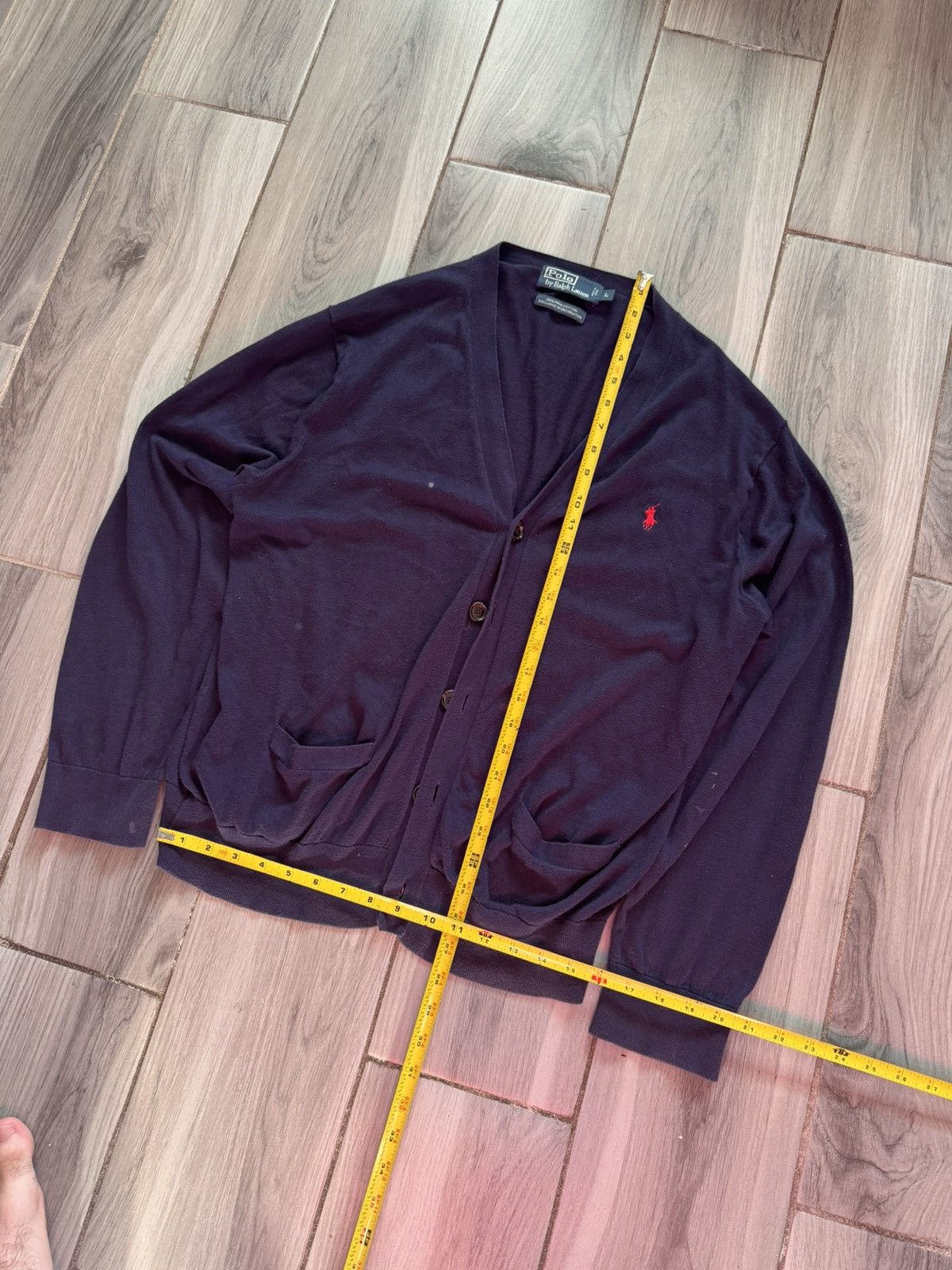 Other Vintage Polo Ralph Lauren navy cardigan Size US L / EU 52-54 / 3 - 4 Thumbnail