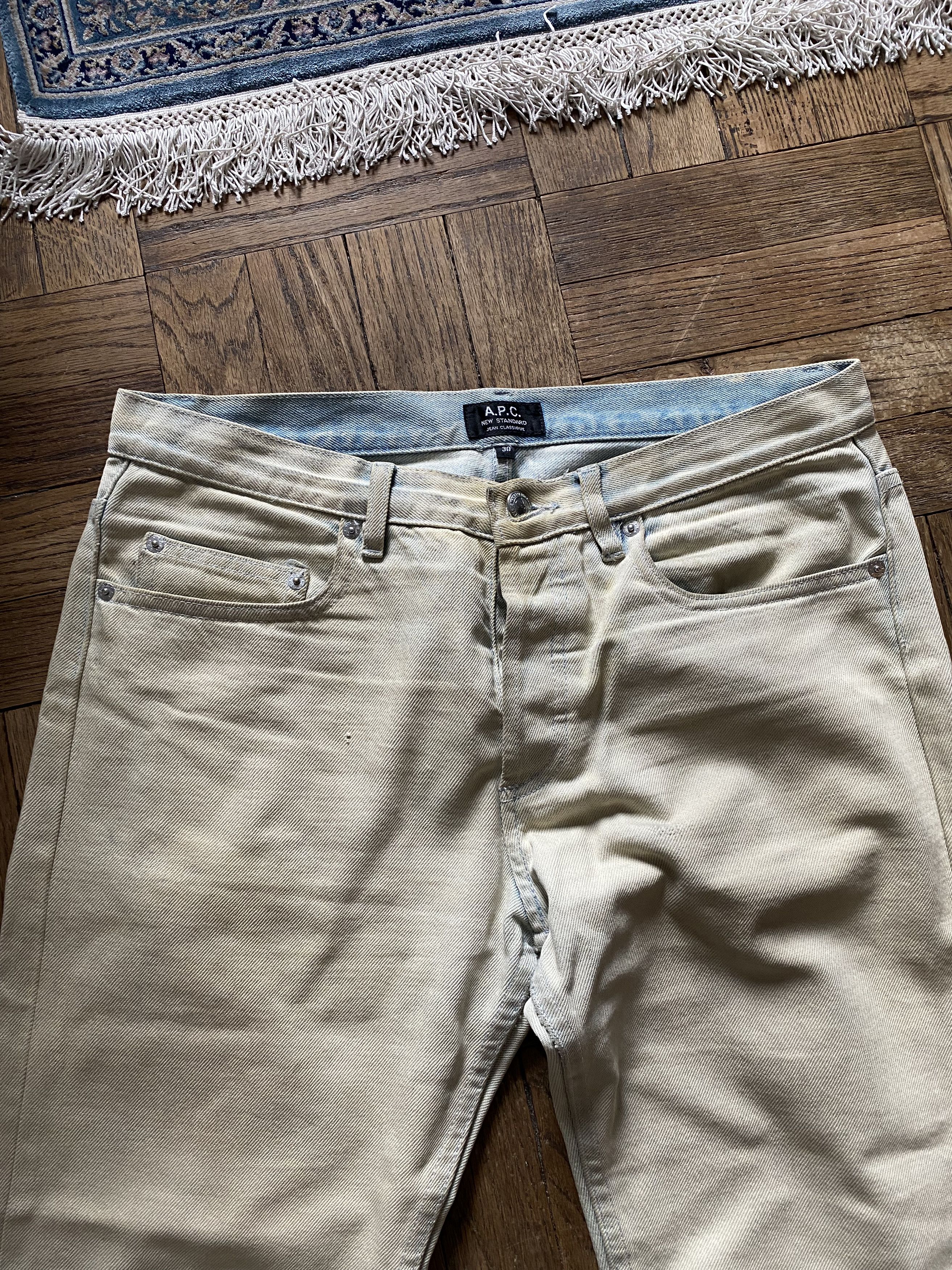 A.P.C. APC Bleached denim New Standard Raw Denim Japan Size US 32 / EU 48 - 2 Thumbnail