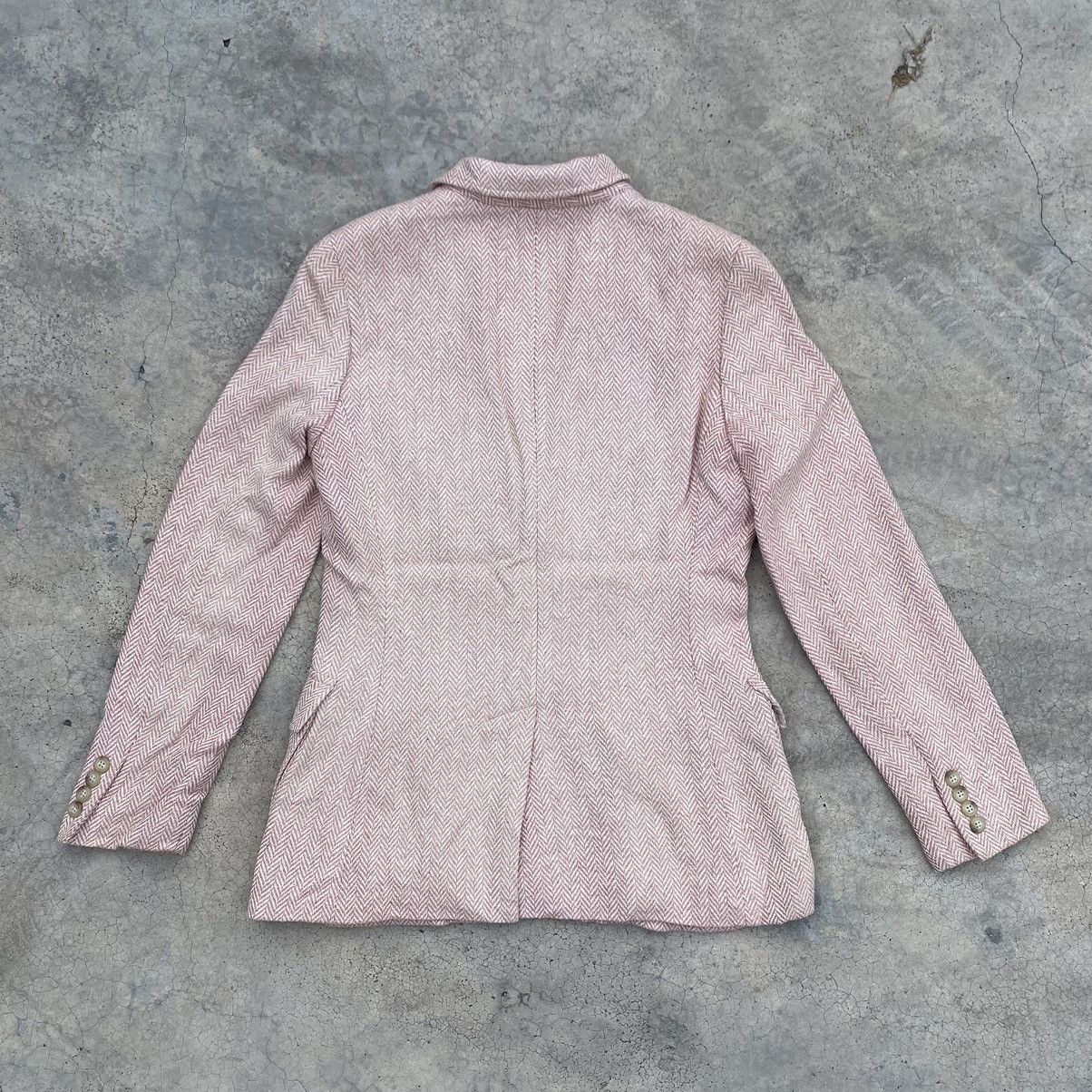 Polo Ralph Lauren Ralph Lauren Pink Herringbone Blazer-2017 Release Size S / US 4 / IT 40 - 2 Thumbnail