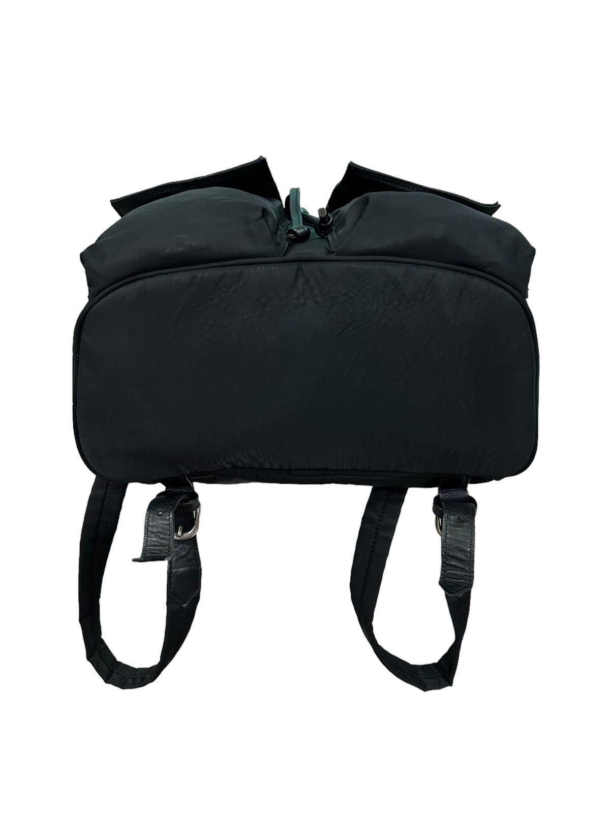 Norma Kamali VINTAGE NORMA KAMALI NYLON LEATHER BACKPACK Size ONE SIZE - 6 Thumbnail