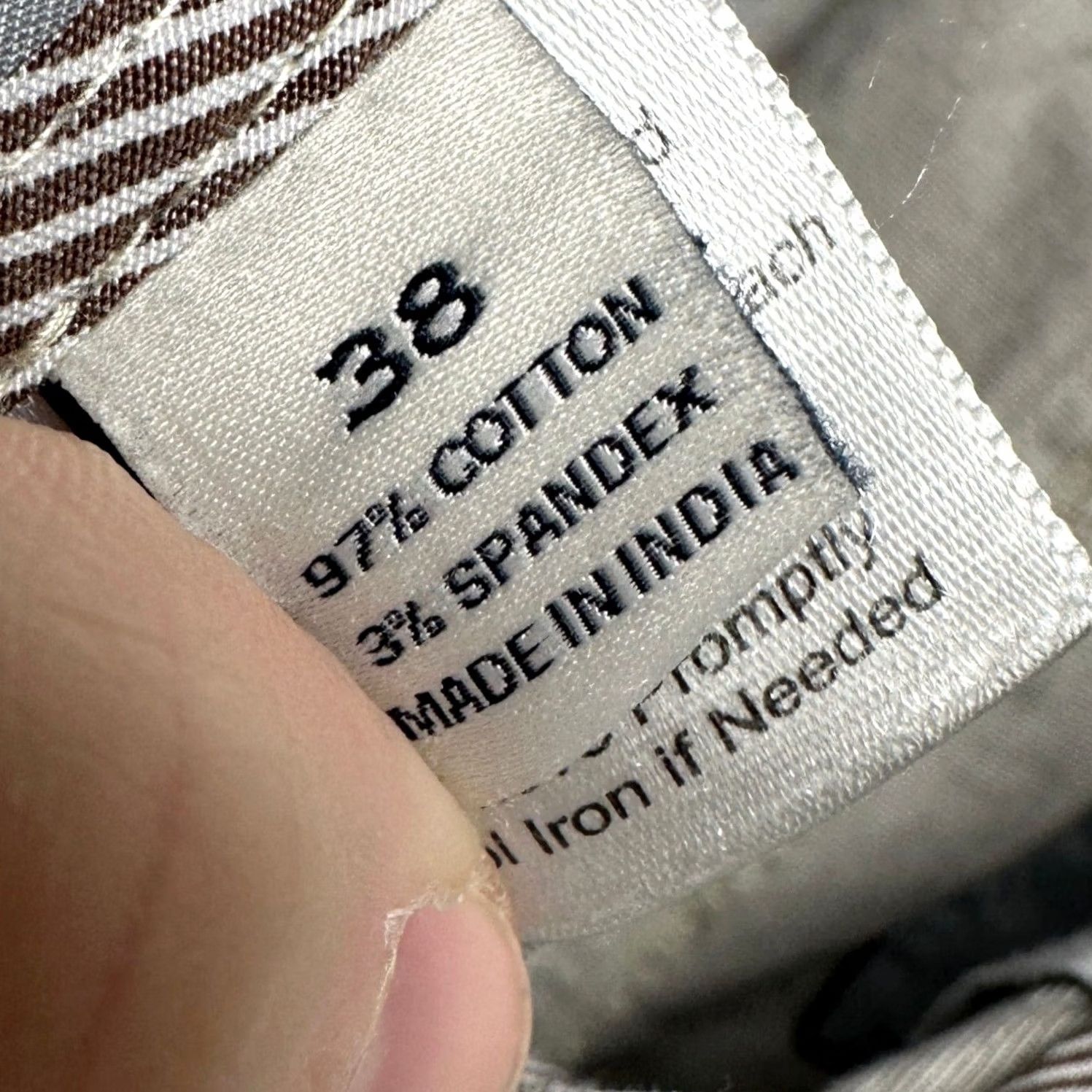 Joseph Abboud Joseph Abboud Mens Khakis Shorts 38 Light Tan Flat Front Stretch Pockets Casual Size US 38 / EU 54 - 4 Thumbnail