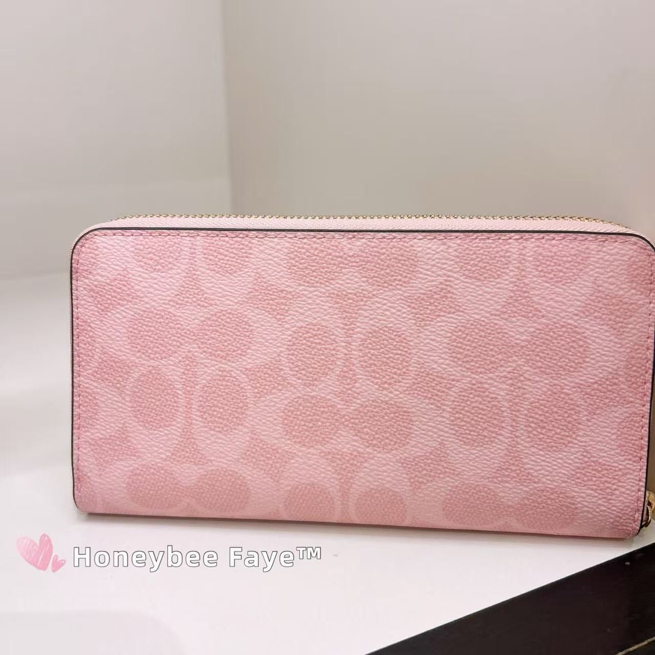 Coach Long Zip Around Wallet In Signature Canvas CEC20 Size ONE SIZE - 2 Thumbnail