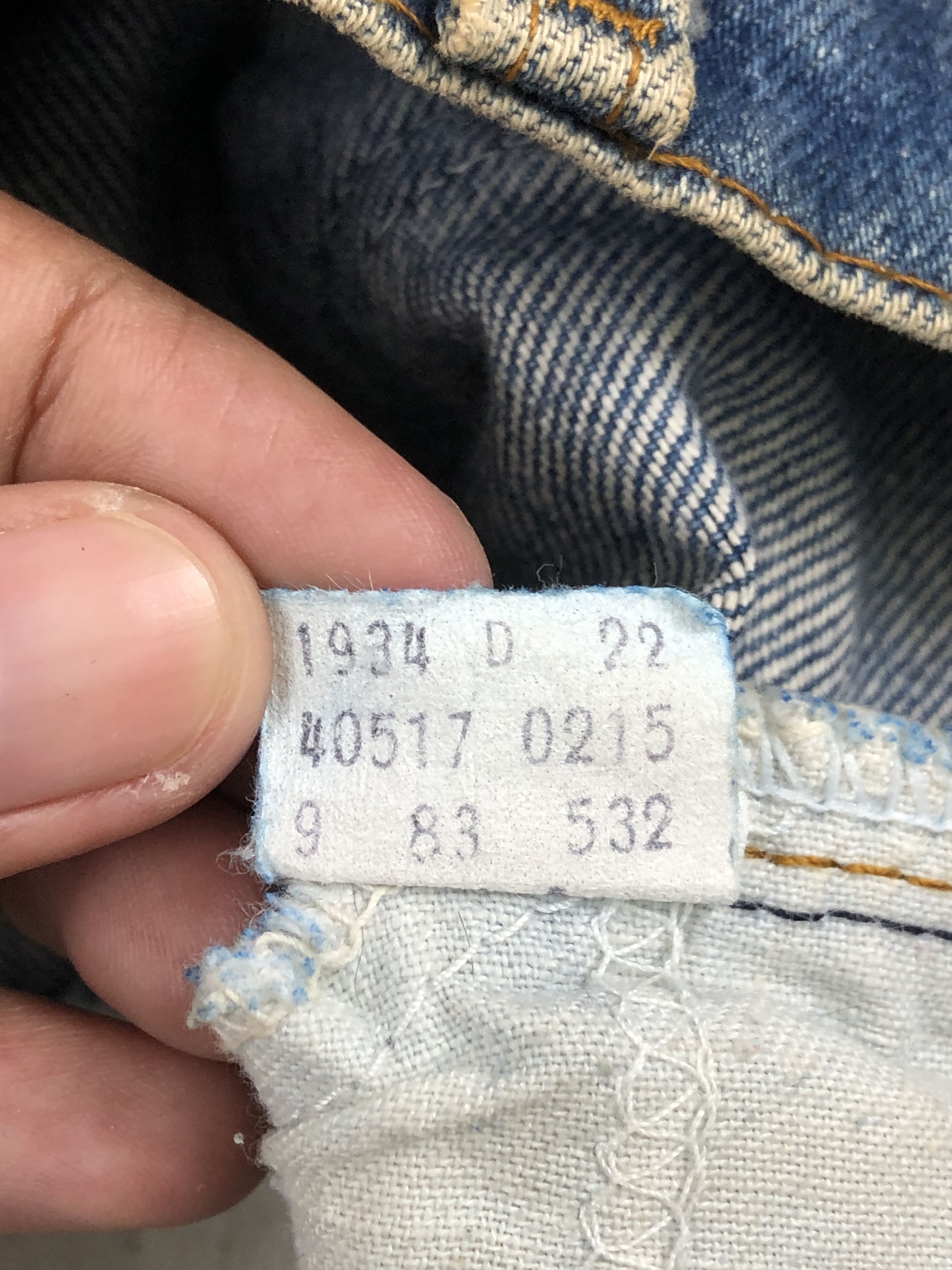 Levi's Vintage 80s Levis 517 Flared Bootcut Orange Tab Jeans DP2428 Size US 37 - 8 Thumbnail
