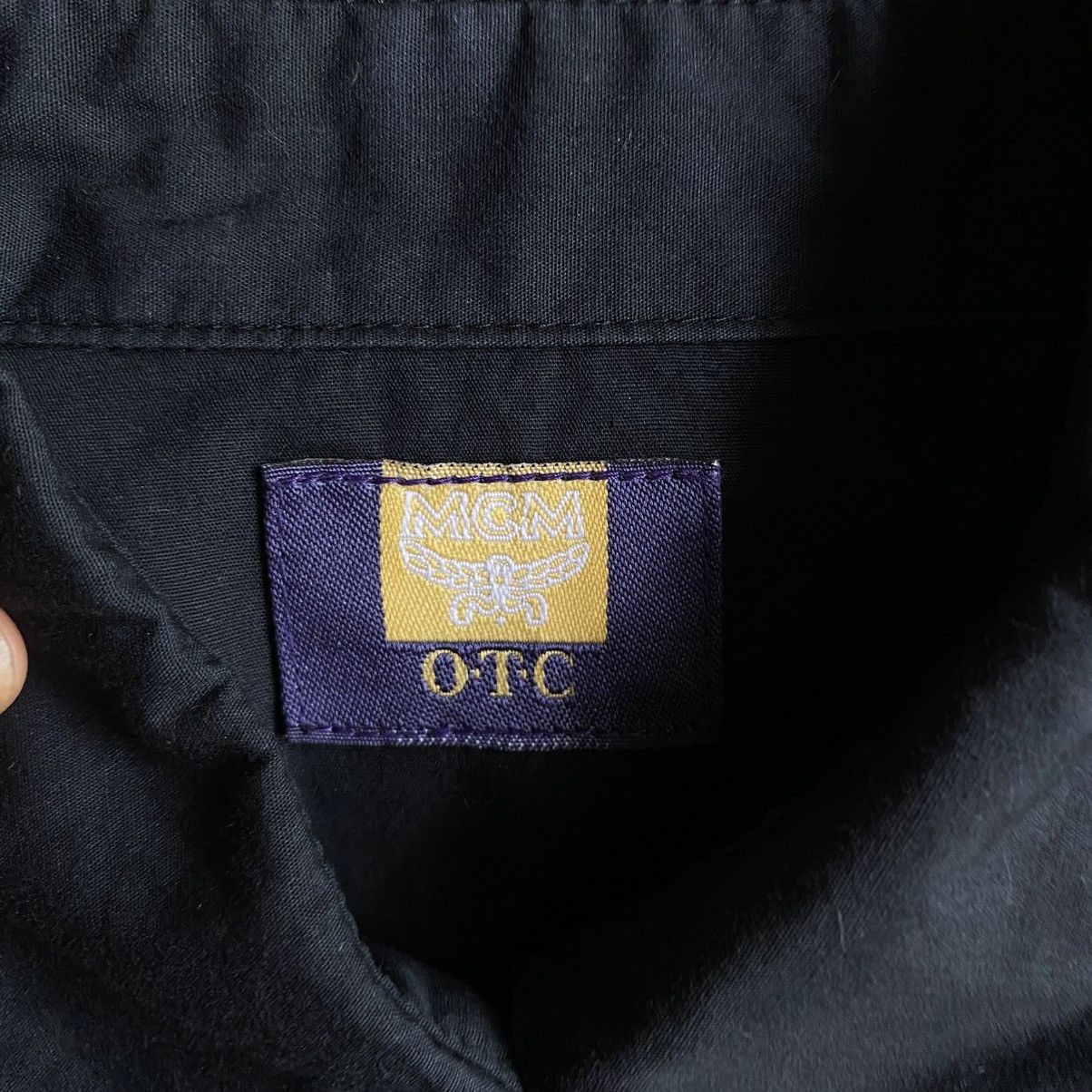 MCM MCM Black Logo Shirt Size M / US 6-8 / IT 42-44 - 15 Thumbnail