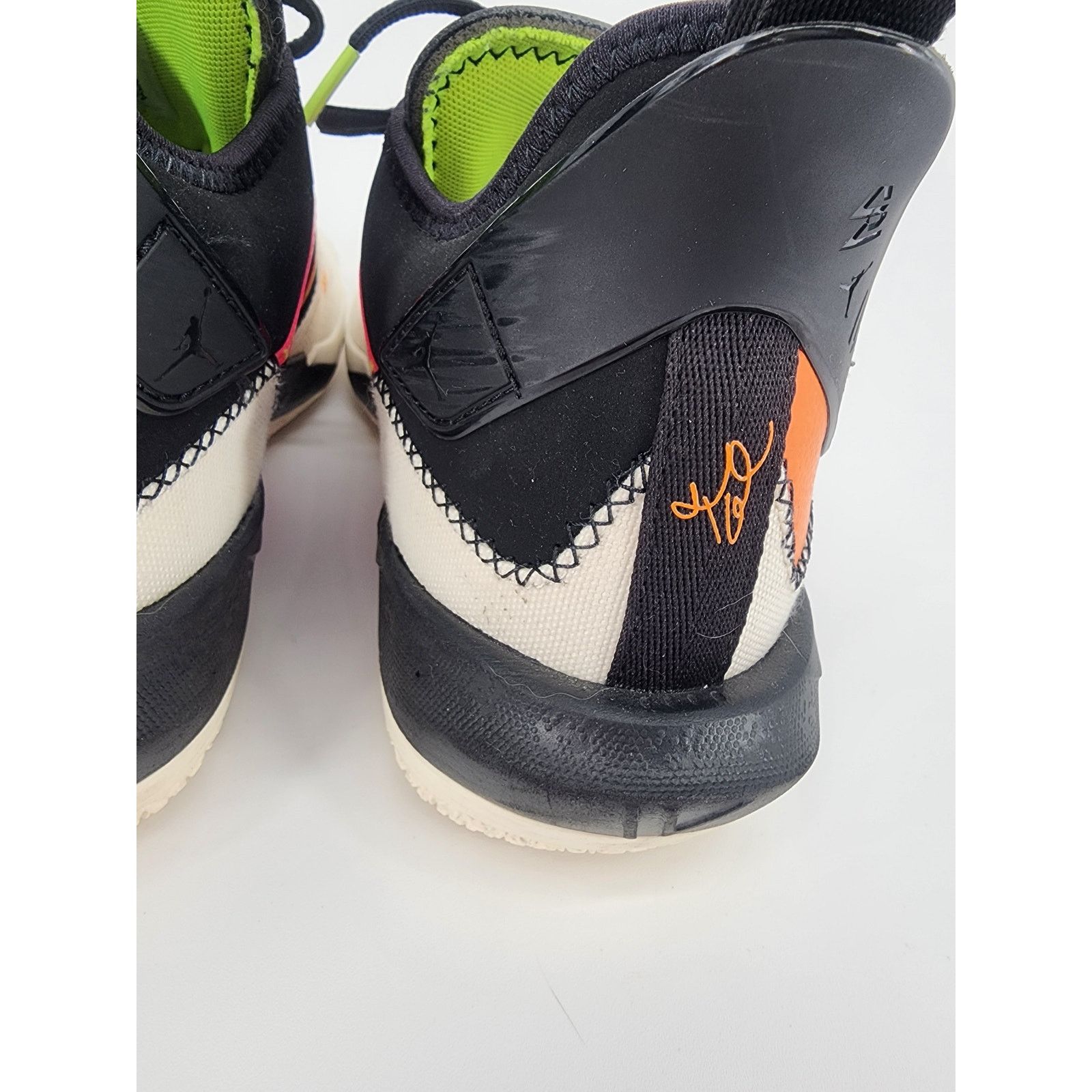 Nike Jordan Why Not Zer0.4 Pale Ivory Orange Volt Men’s 10.5 Size US 10.5 / EU 43-44 - 8 Thumbnail