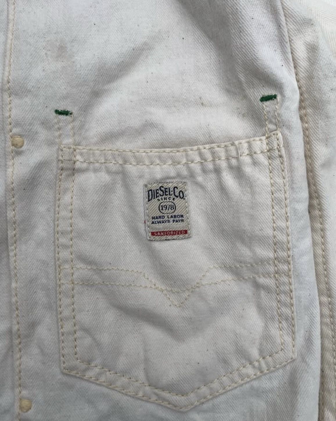 Diesel × Vintage Diesel Industry Vintage Denim Size US L / EU 52-54 / 3 - 4 Thumbnail