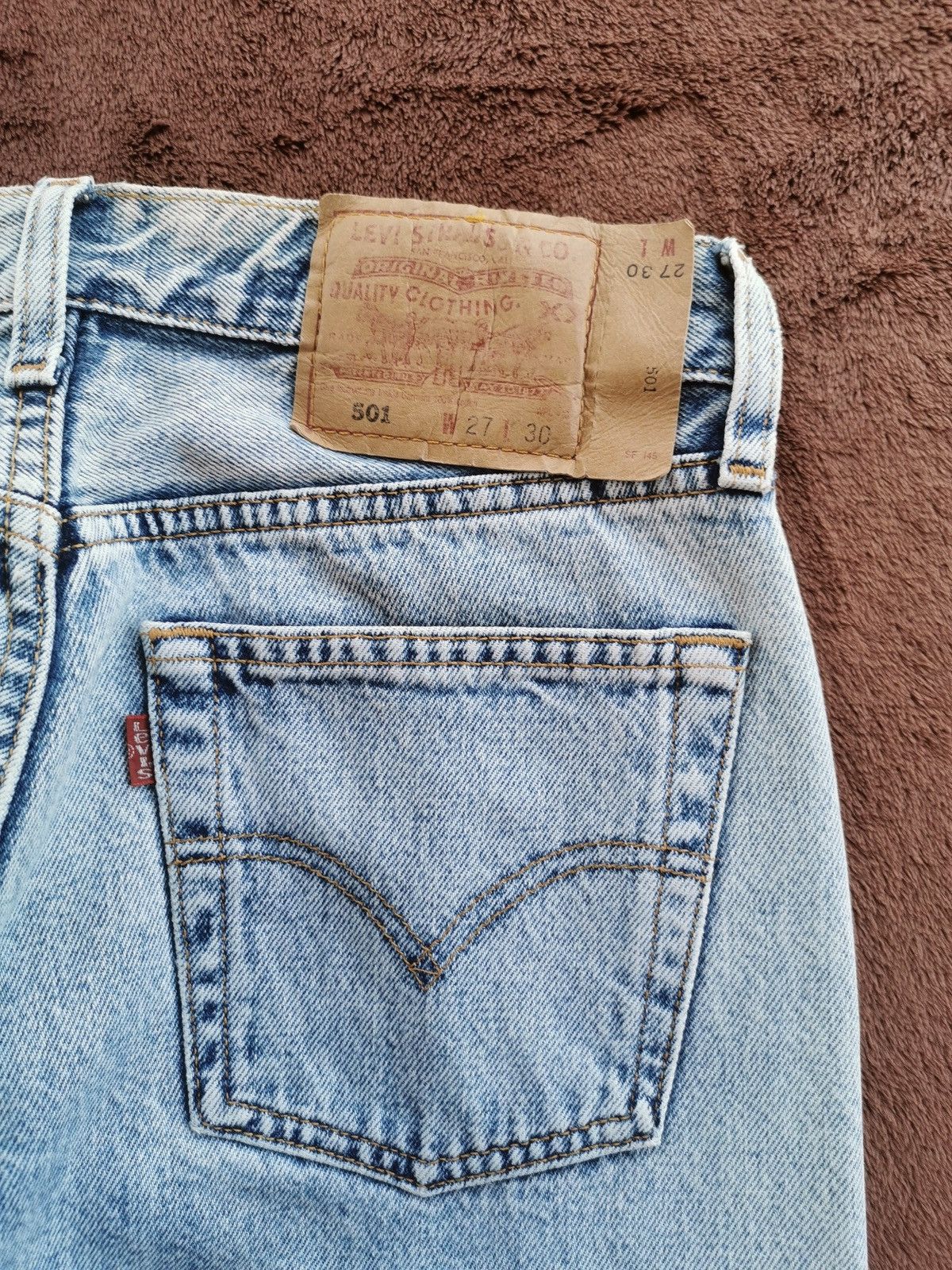 Levi's Vintage Levis 501 Denim Jeans Size 27" / US 4 / IT 40 - 7 Thumbnail