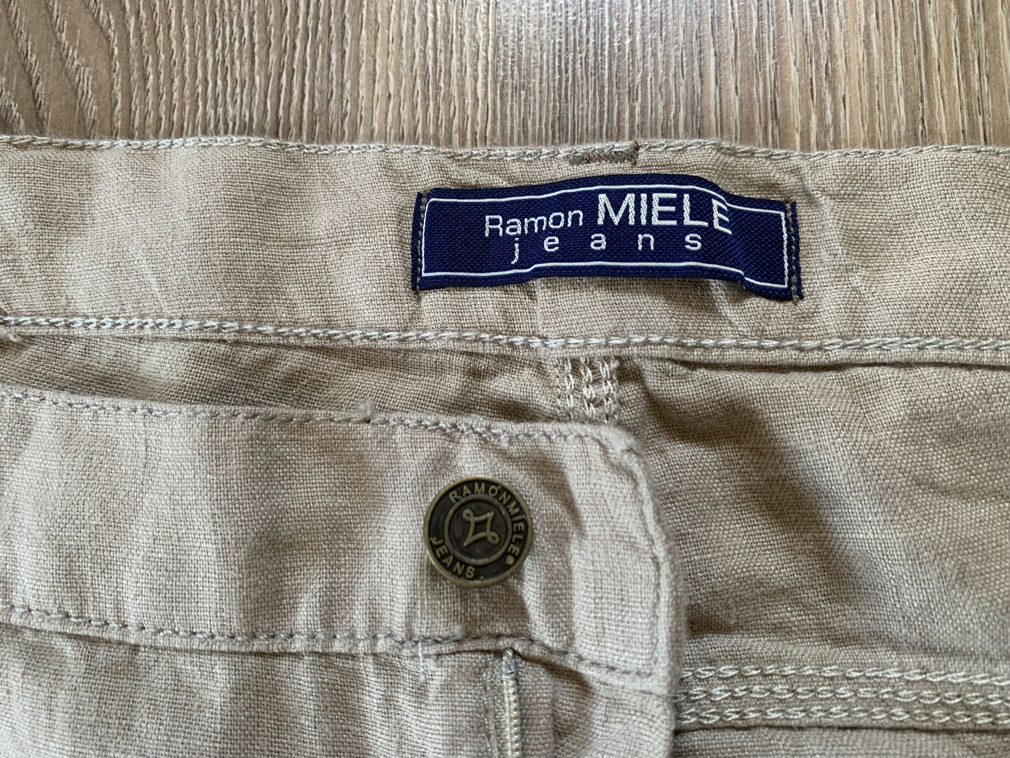 Designer Ramon Miele Mens Big Size Casual Linen Pants Trousers Size US 44 / EU 60 - 7 Thumbnail