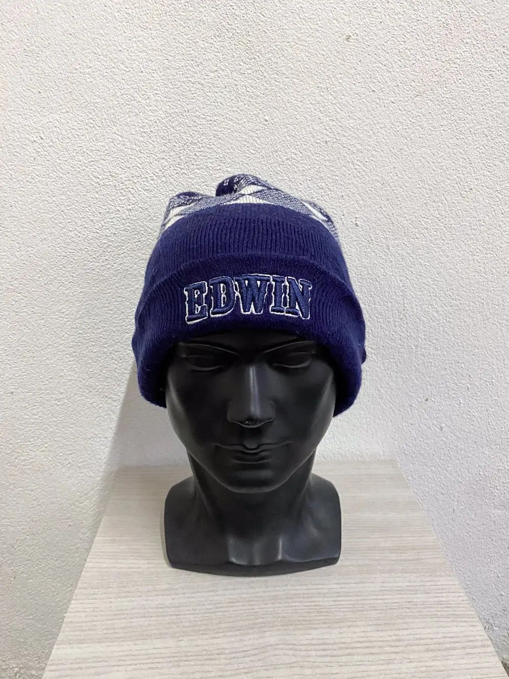 Edwin × Japanese Brand Japanese Brand Edwin Spellout Beanie Hat Size ONE SIZE - 2 Thumbnail