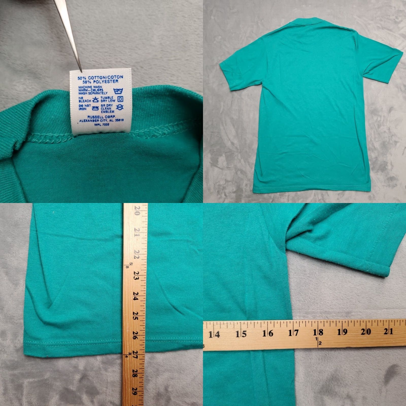 Jerzees VINTAGE Mommy Shirt M Green 90s Y2K Retro Made in USA Single Stitch TEE Shirt Womens Size M / US 6-8 / IT 42-44 - 8 Thumbnail