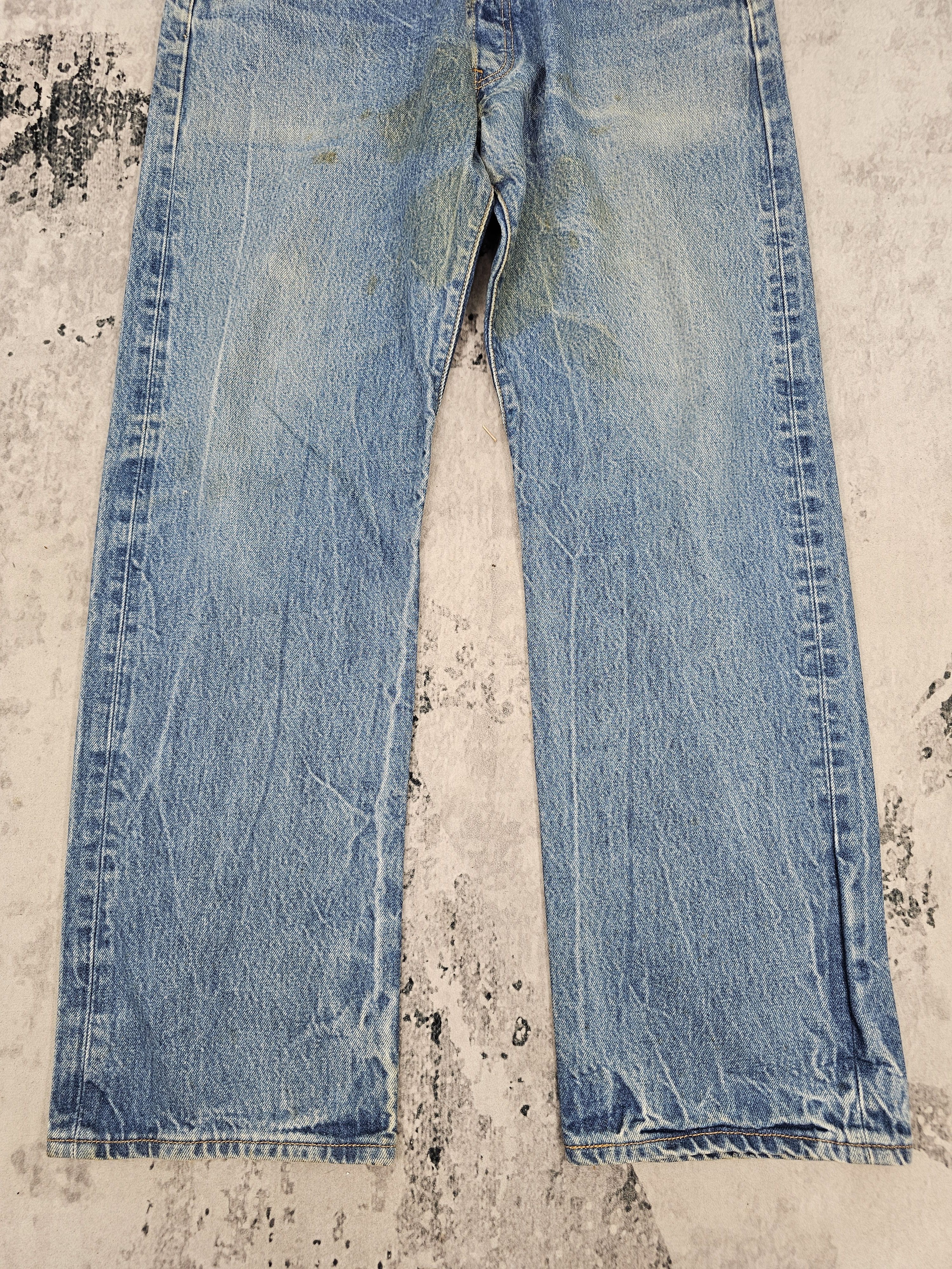 Levi's Vintage Clothing Vintage LEVIS 501 XX Stone Wash Blue Jeans L0455 Size 37X32 Size US 37 - 3 Thumbnail