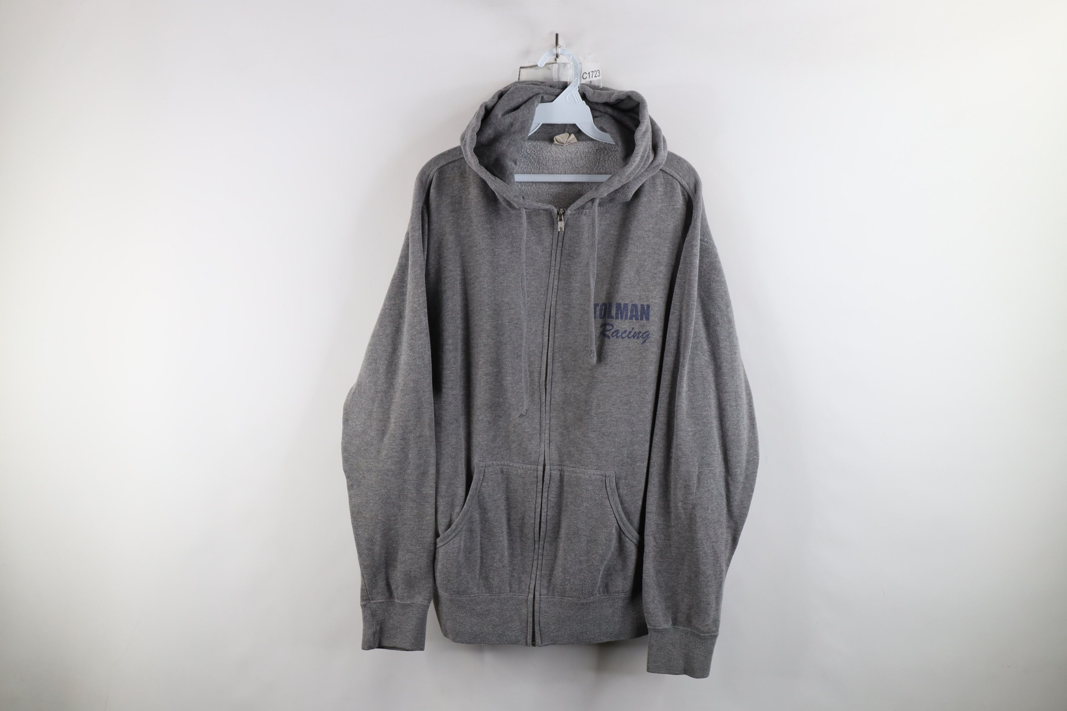 Vintage Vintage Y2K Streetwear Skull Fire Flames Full Zip Hoodie Size US L / EU 52-54 / 3 - 1 Thumbnail