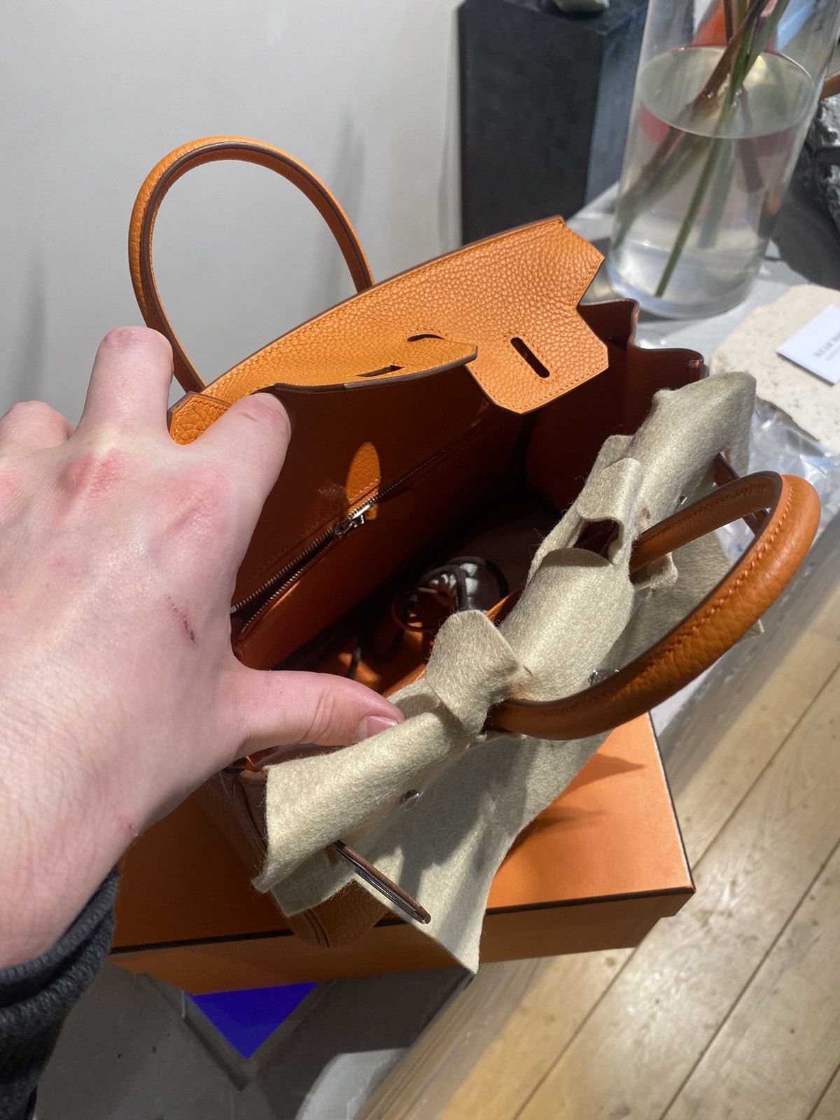 Hermes BNWT Hermes Birkin 25 Bag Size ONE SIZE - 7 Thumbnail