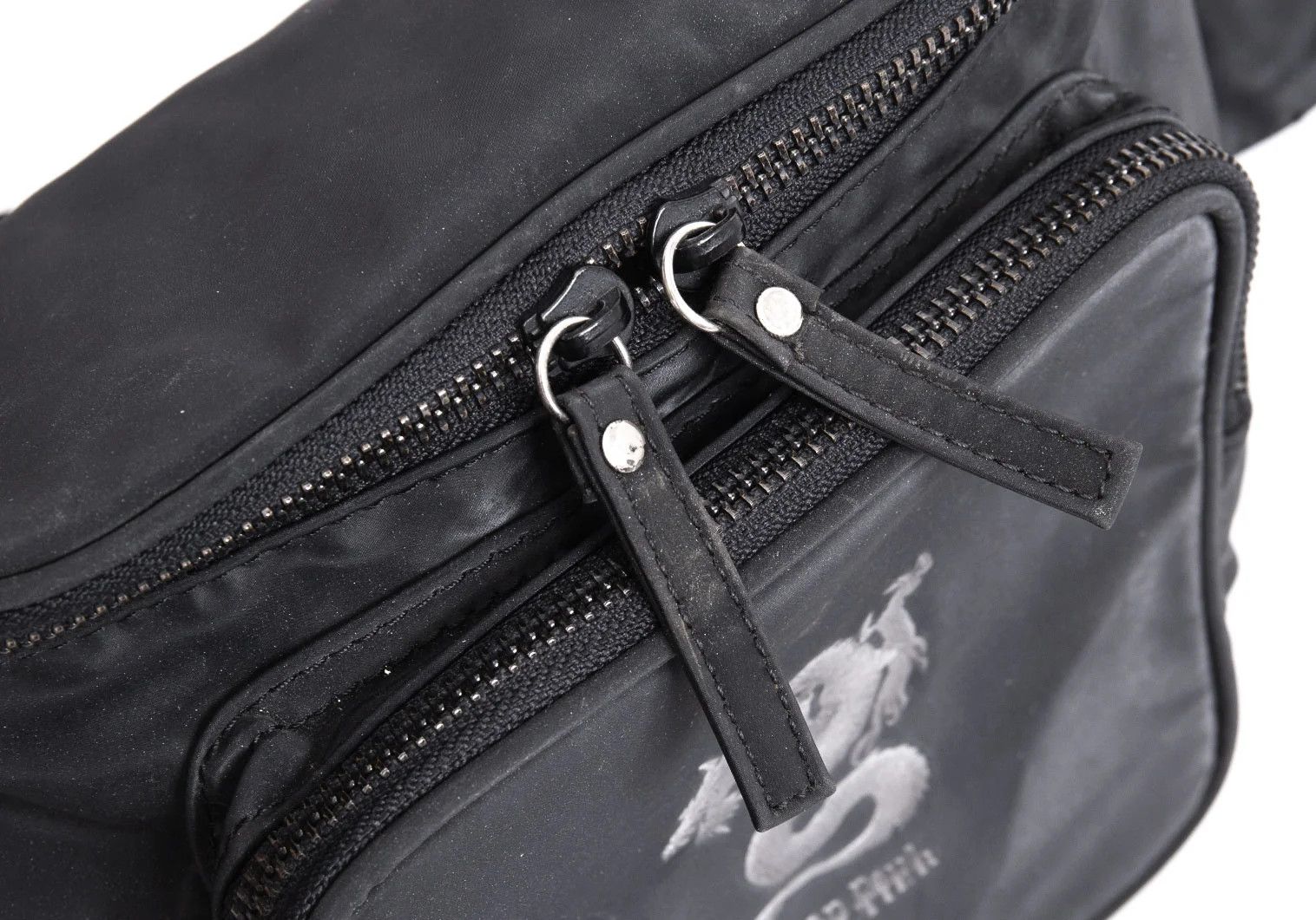 Jean Paul Gaultier Embossed Dragon Waist Bag in Black Size ONE SIZE - 11 Thumbnail