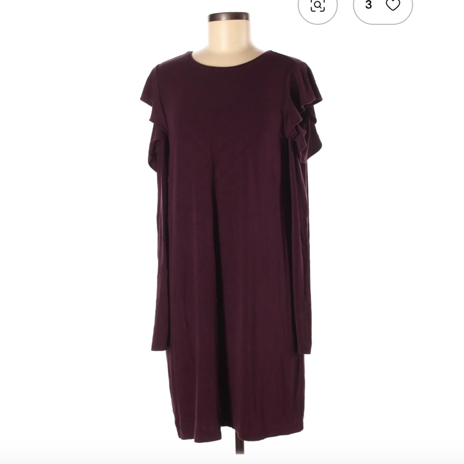 Other White House Black Market Burgundy Casual Dress Size M Size M / US 6-8 / IT 42-44 - 1 Thumbnail