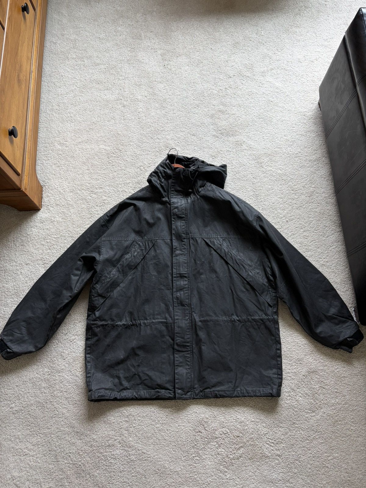jacov Jacov Waxed Cotton Poplin Shell Jacket Size US M / EU 48-50 / 2 - 1 Thumbnail