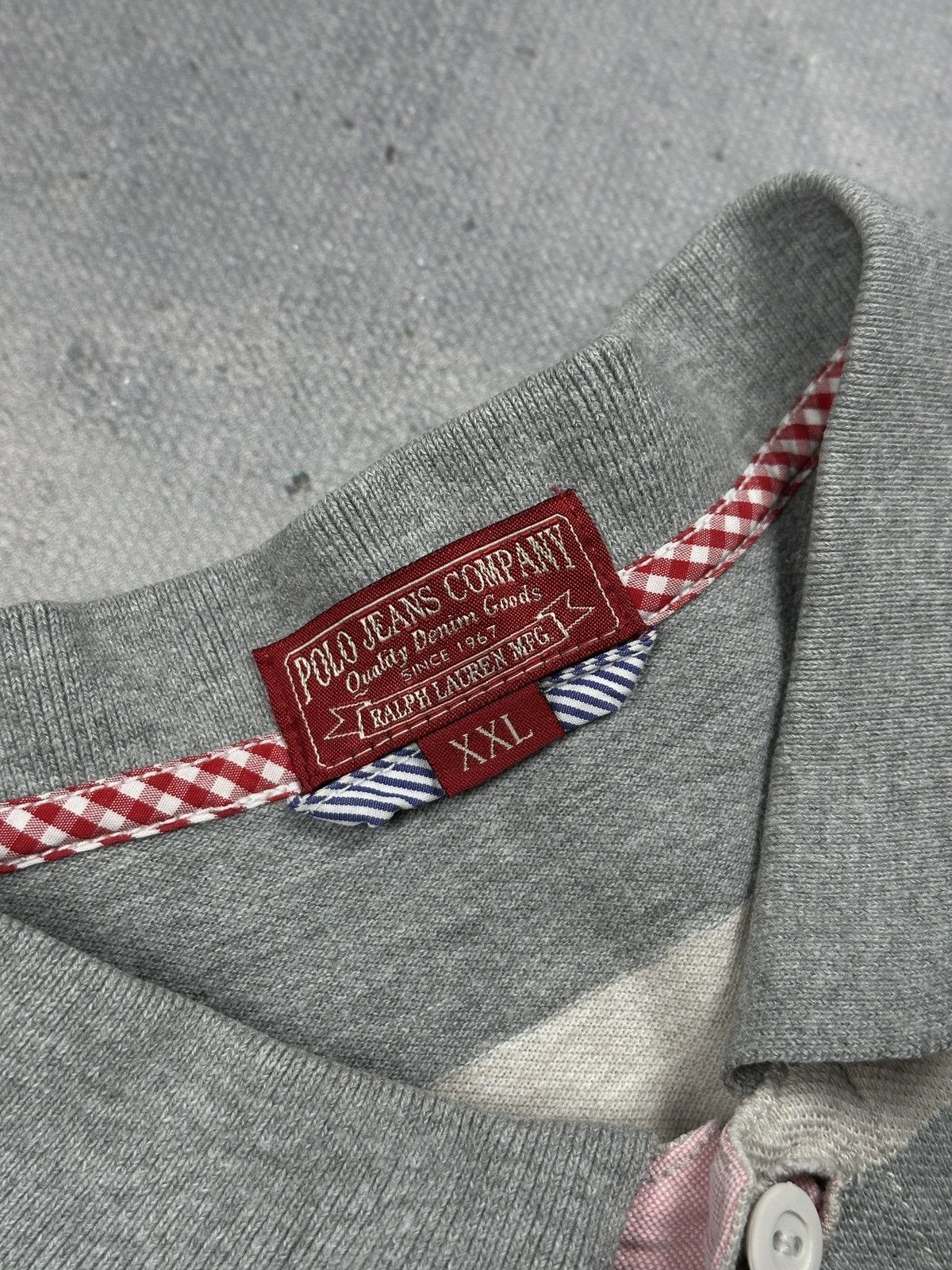 Polo Ralph Lauren Polo Jeans Company Ralph Lauren Striped Polo Crest Patch 90s Size US XL / EU 56 / 4 - 9 Thumbnail