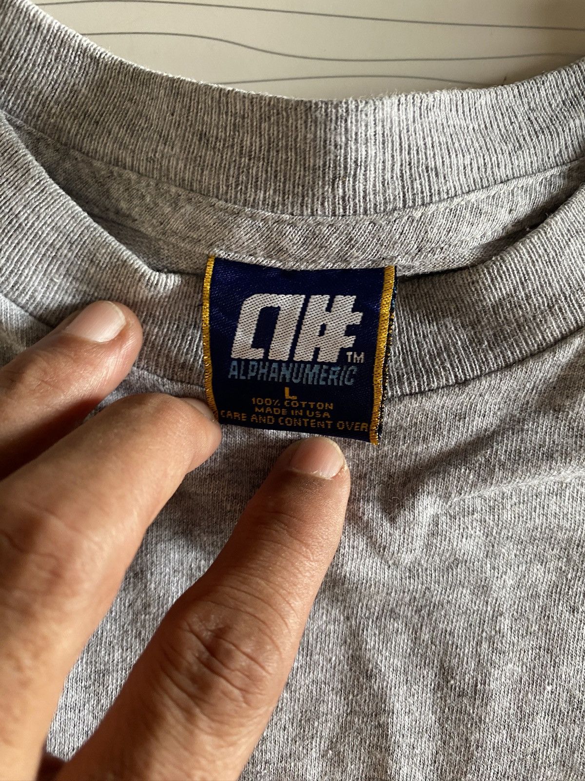 Alphanumeric Vintage Rare 90’s ALPHA NUMERIC Logo Tee Size US L / EU 52-54 / 3 - 5 Thumbnail