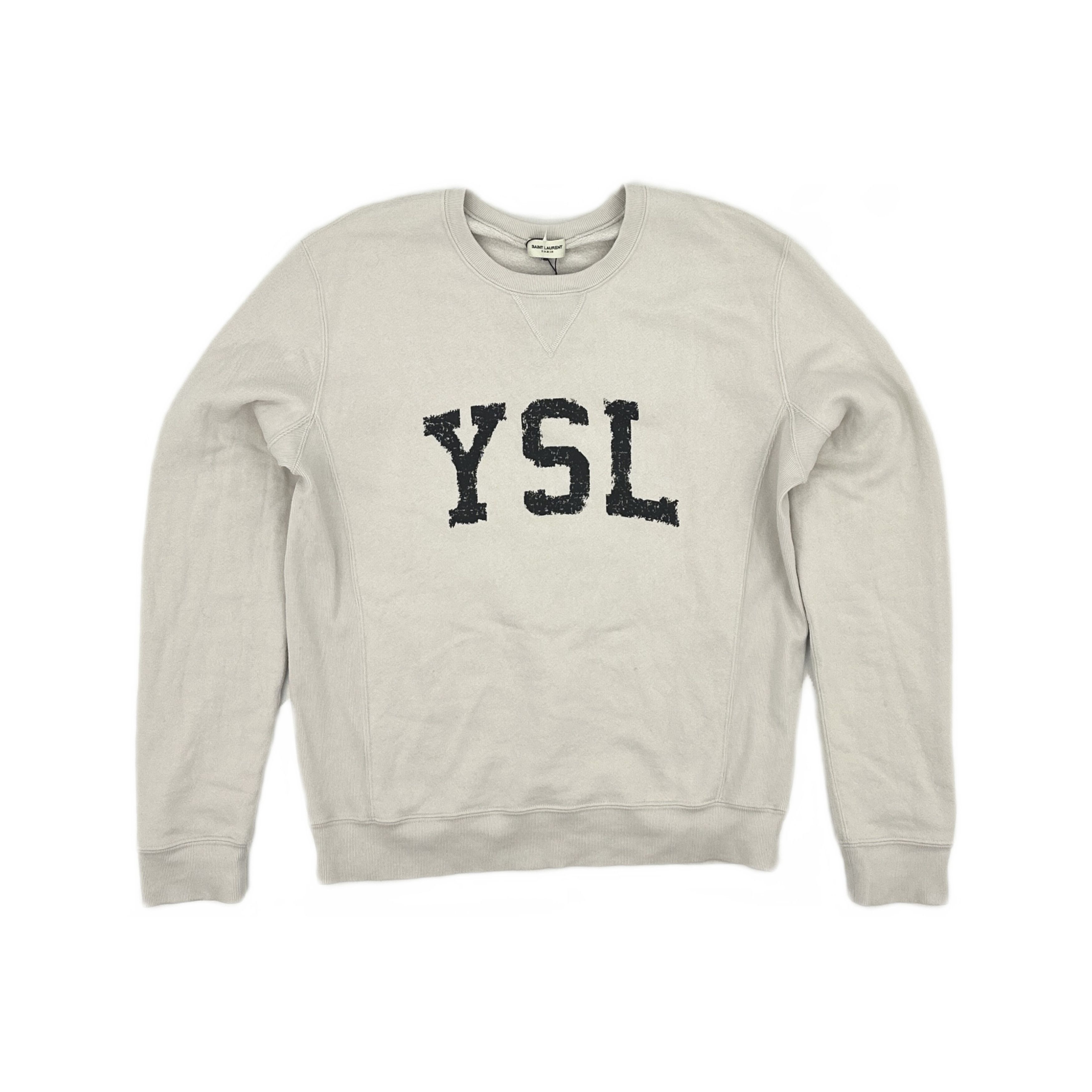 Saint Laurent Paris Saint Laurent YSL Logo Sweatshirt Size L Size US L / EU 52-54 / 3 - 1 Thumbnail