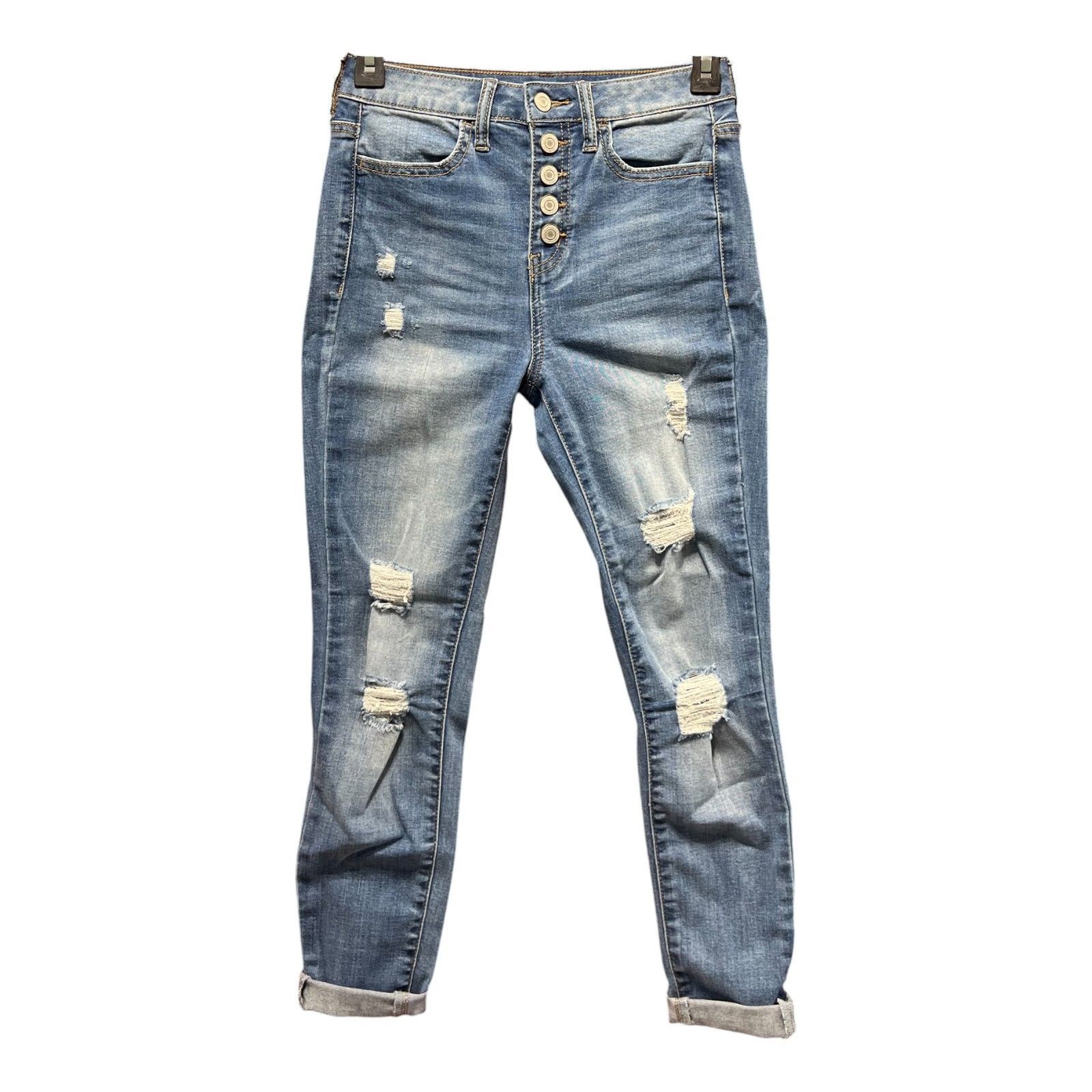Other Ultimate - Women's High-Rise Ankle - Length Jeans - Blue - 0 Size 25" / US 0 / IT 36 - 1 Thumbnail