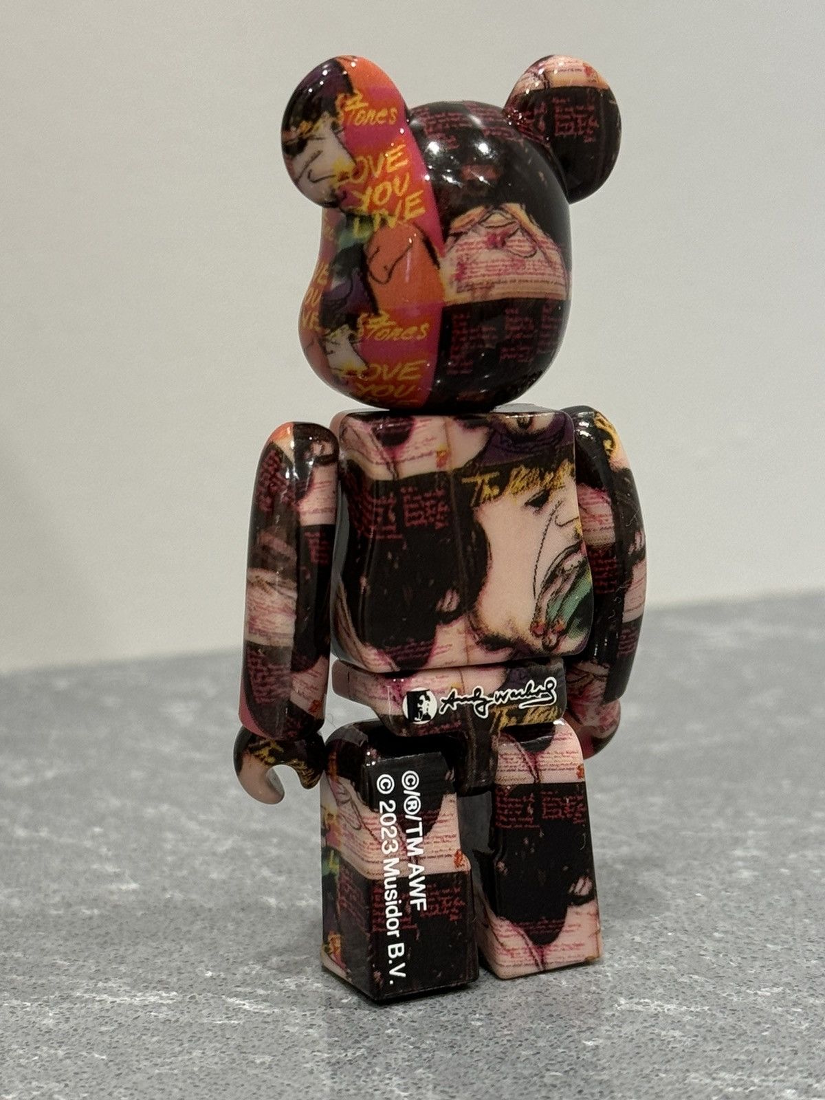 Andy Warhol × Japanese Brand × Medicom Toy Medicom Bearbrick x Andy Warhol x Rolling Stones toy rare Size ONE SIZE - 7 Thumbnail