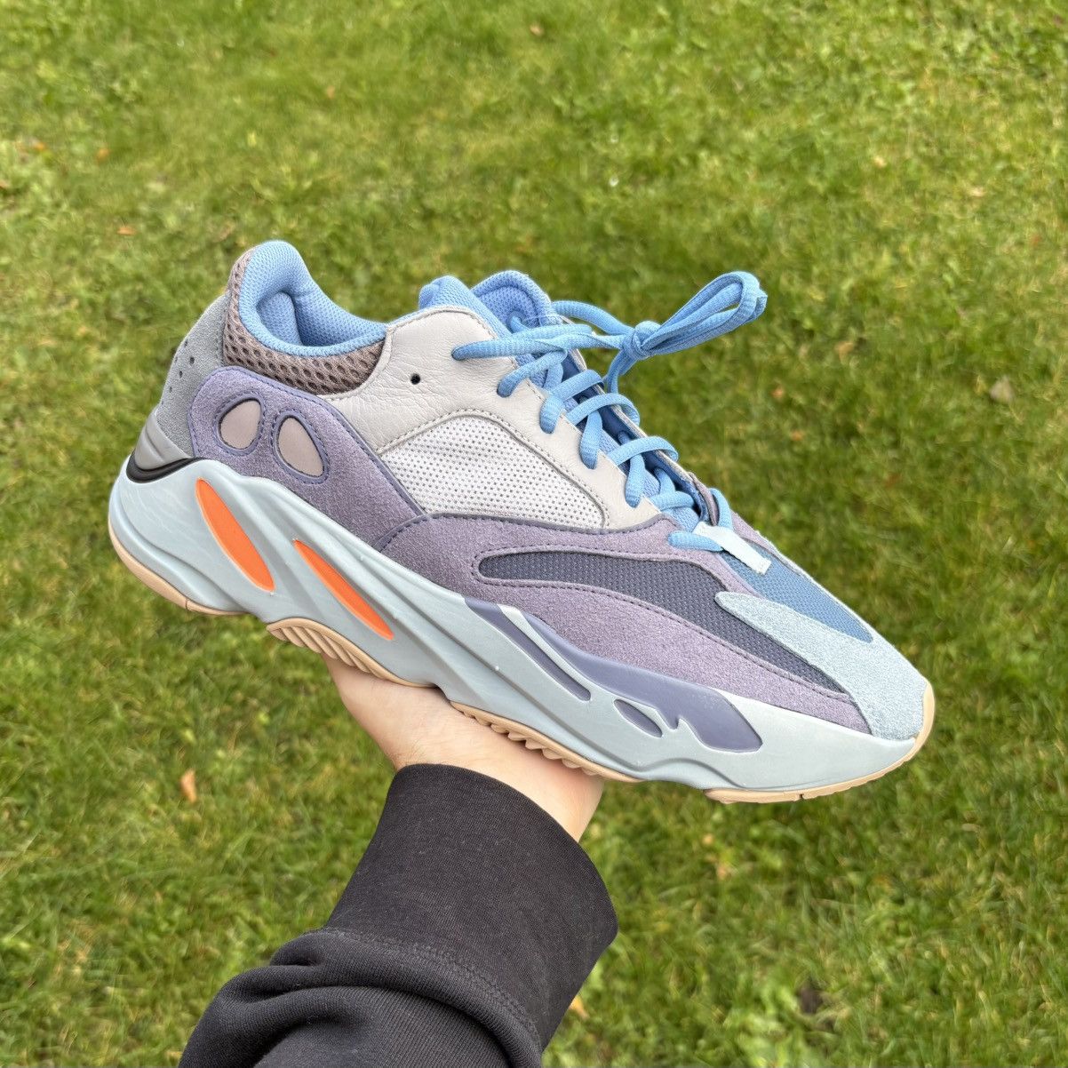 Adidas × Kanye West adidas Yeezy Boost 700 V1 Carbon Blue Size US 11.5 / EU 44-45 - 1 Thumbnail