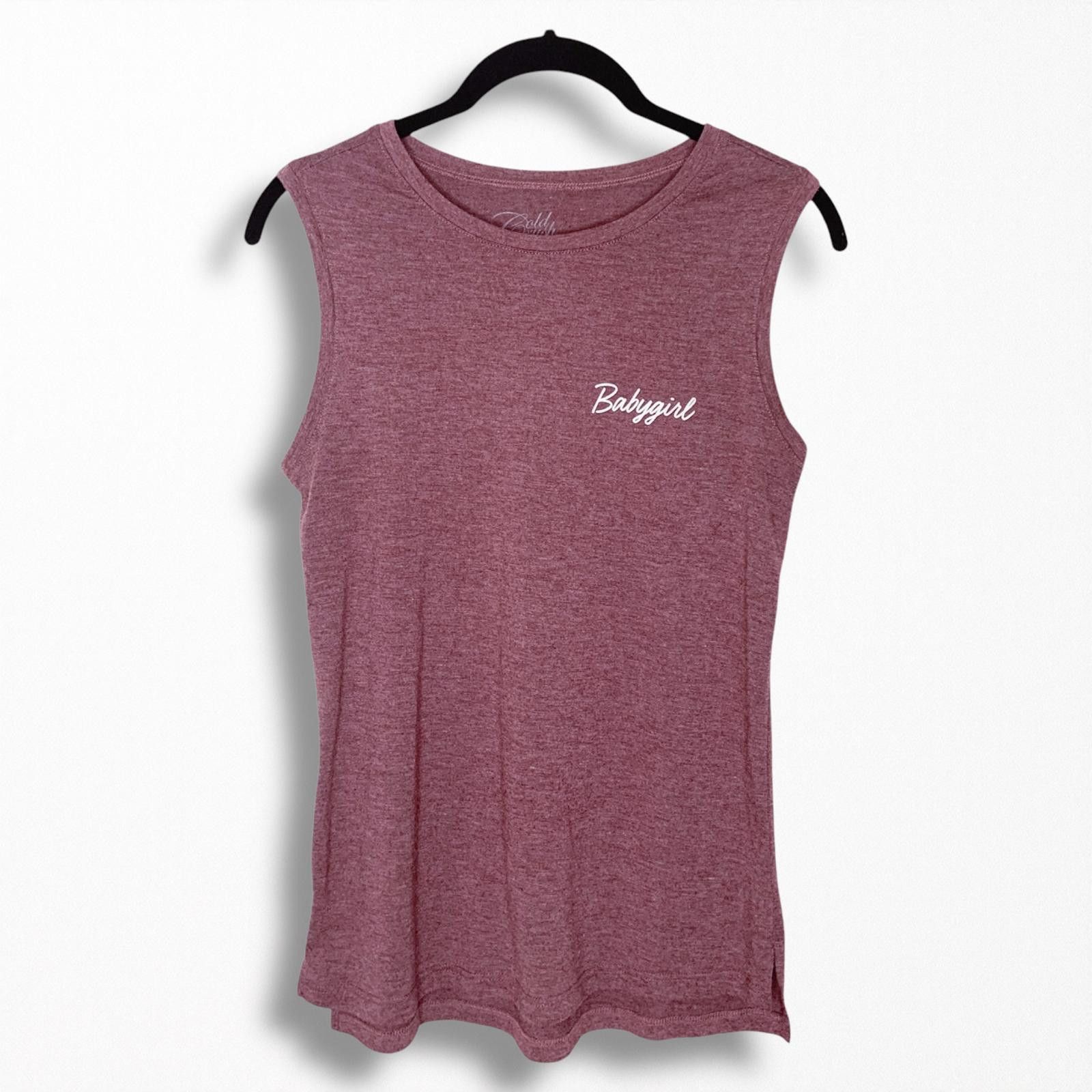 Designer Cold Crush Sleeveless Babygirl Tee - Size S Size S / US 4 / IT 40 - 1 Thumbnail